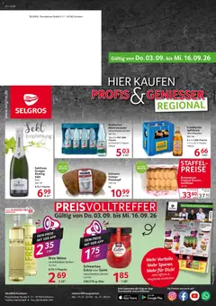 Selgros Prospekt Eschborn ab 03.09.2026 gültig