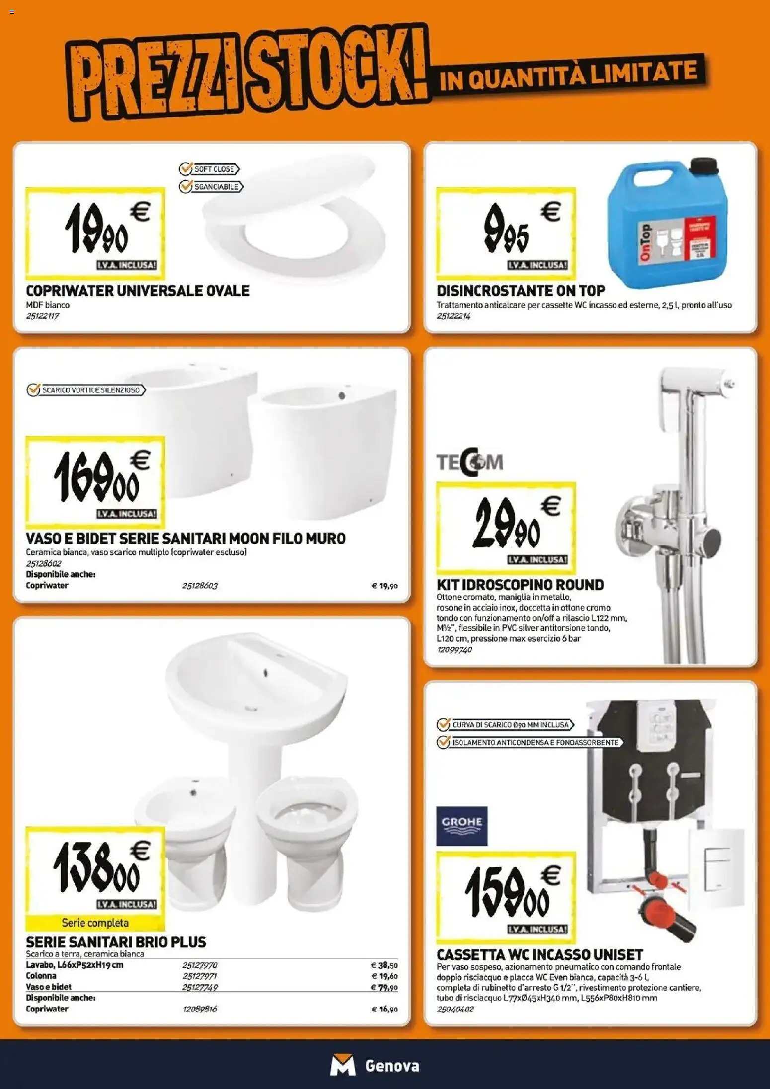 Nuovo Tecnomat catalogo dal 29/10/2026 > offerte anteprima 🛍️ | Pagina: 4 | Prodotti: Anticalcare, Top, Tubo, WC