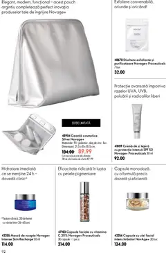 Ofertele Oriflame valabile de la 17.06.2026 | Pagină: 92 | Produse: Cremă de zi, Geantă, Cremă, Ulei
