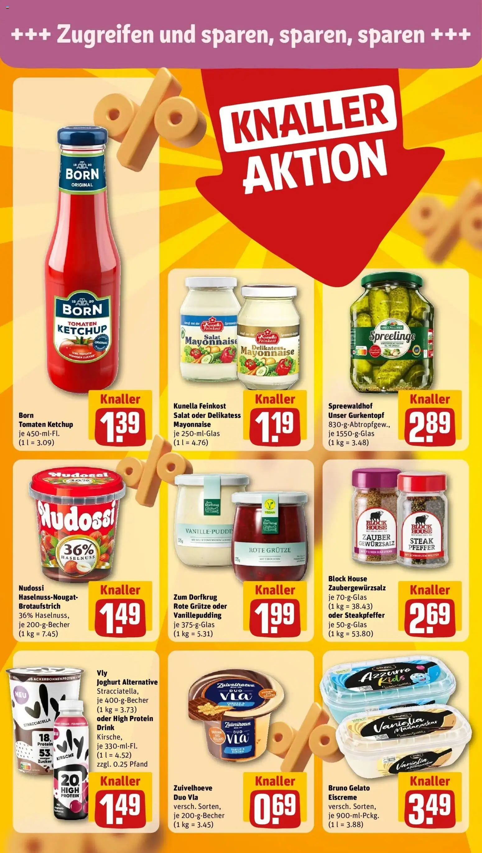REWE Prospekt ab 05.10.2026 zum Blättern » Angebote | Seite: 20 | Produkte: Gewürzsalz, Zucker, Ketchup, Salat
