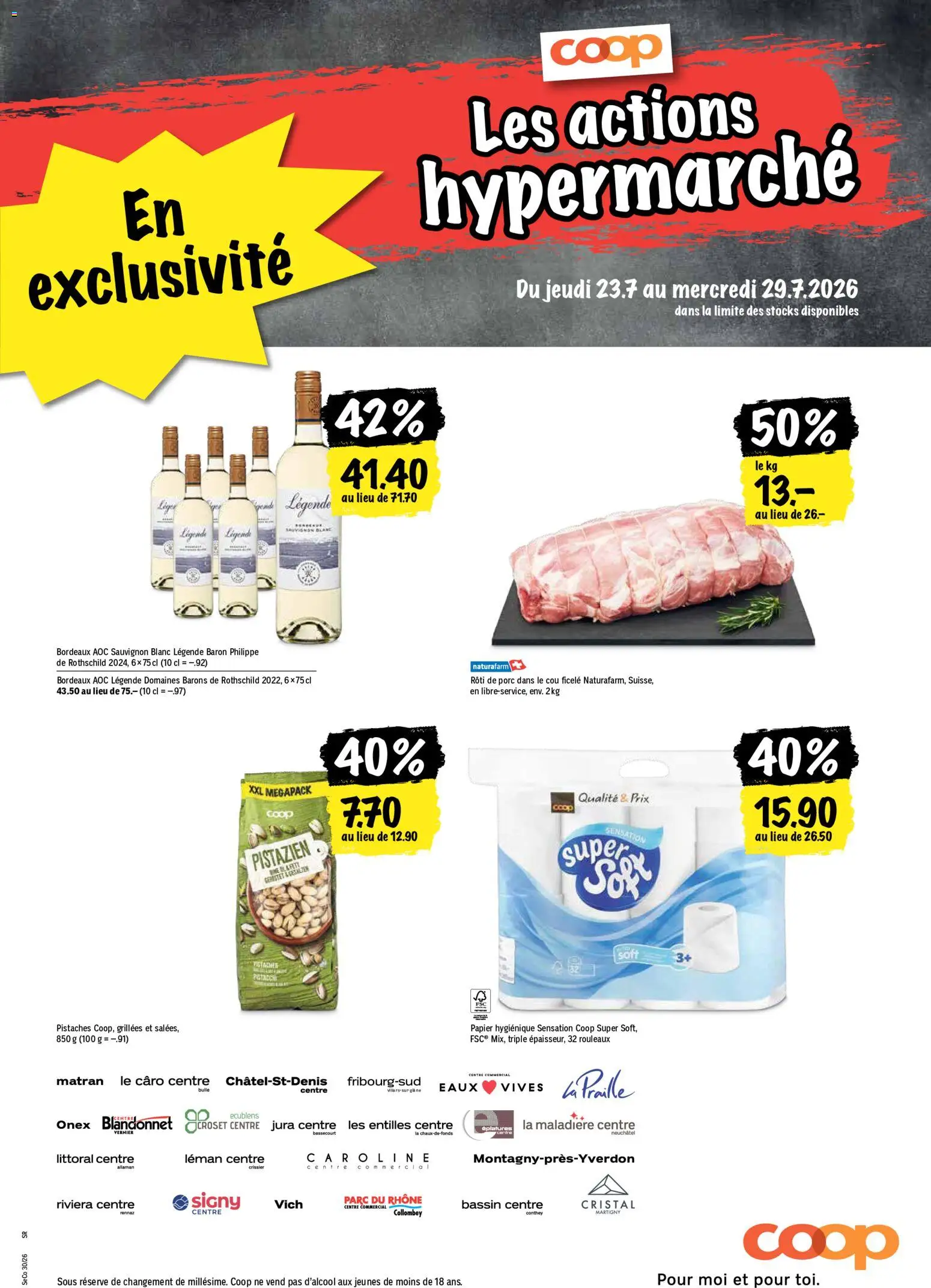 Coop aktionen FR – gültig ab 23.07.2026 | Seite: 21 | Produkte: Jura, Flager