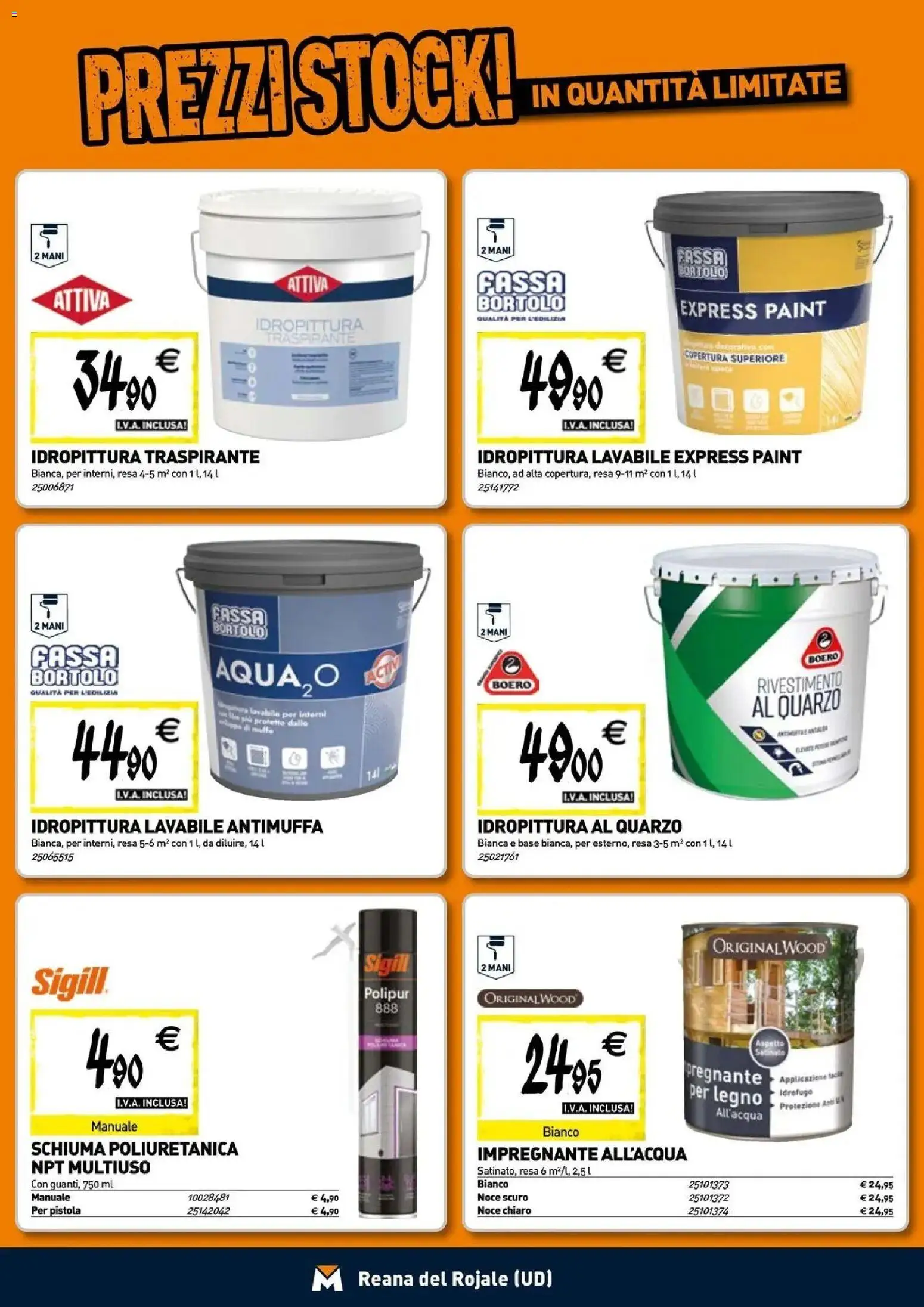 Nuovo TECNOMAT - Straordinari prezzi stock! dal 24/09/2026 > offerte anteprima 🛍️ | Pagina: 13 | Prodotti: Schiuma, Impregnante