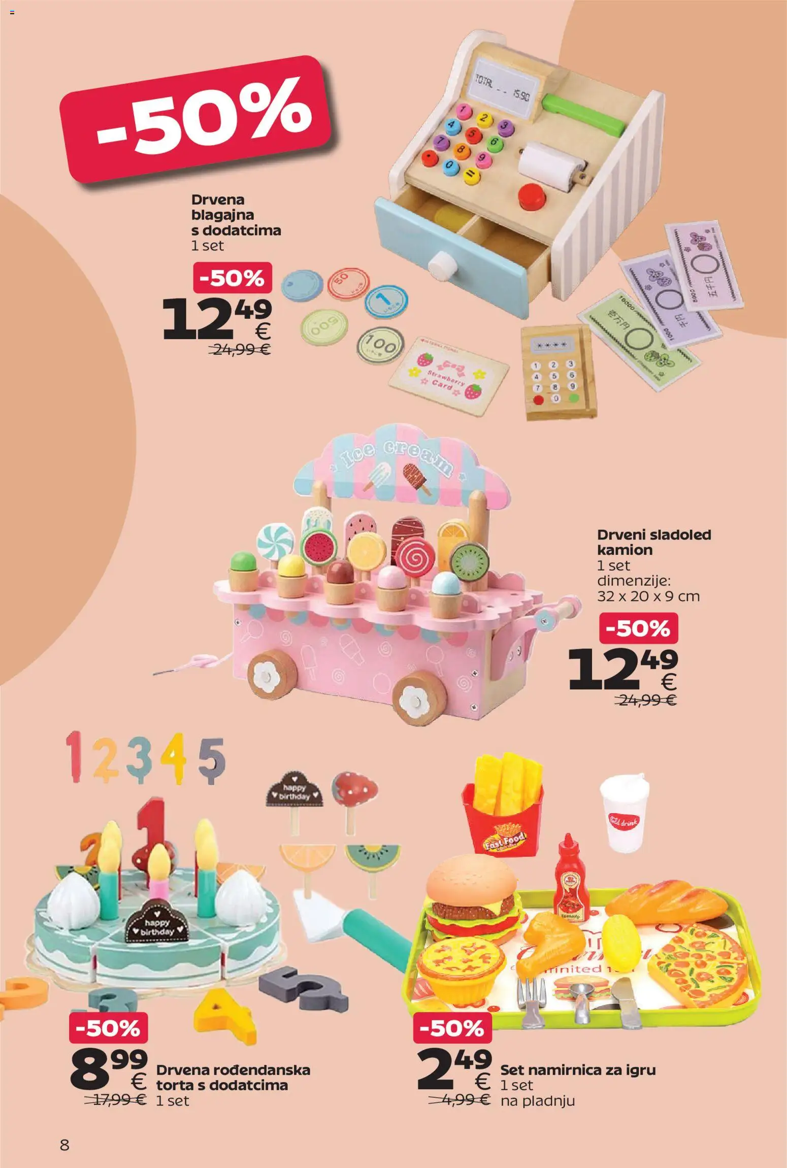 Tommy katalog | vrijedi od 28.09.2026 | Stranica: 8 | Proizvodi: Sladoled, Torta