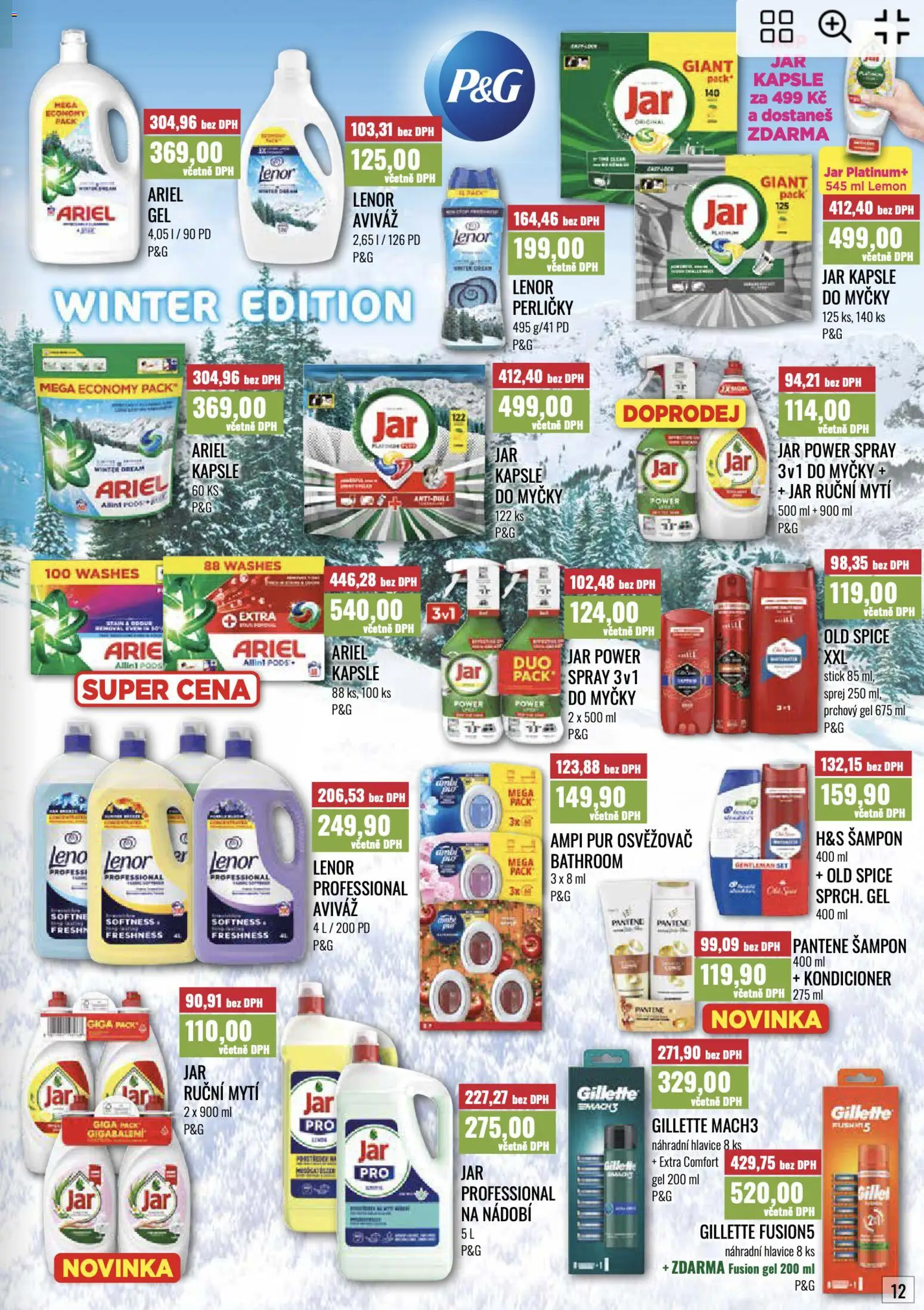 Ratio leták od 01.10.2026 | Strana: 13 | Produkty: Lenor, Gillette Mach3, Šampon, Kondicionér