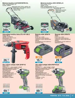 KTC - Katalog tehnike i posuđa - Pregled kataloga iz trgovine KTC, vrijedi od 27.05.2026 | Stranica: 23 | Proizvodi: Kosilica, Baterija, Baterije, Bušilica