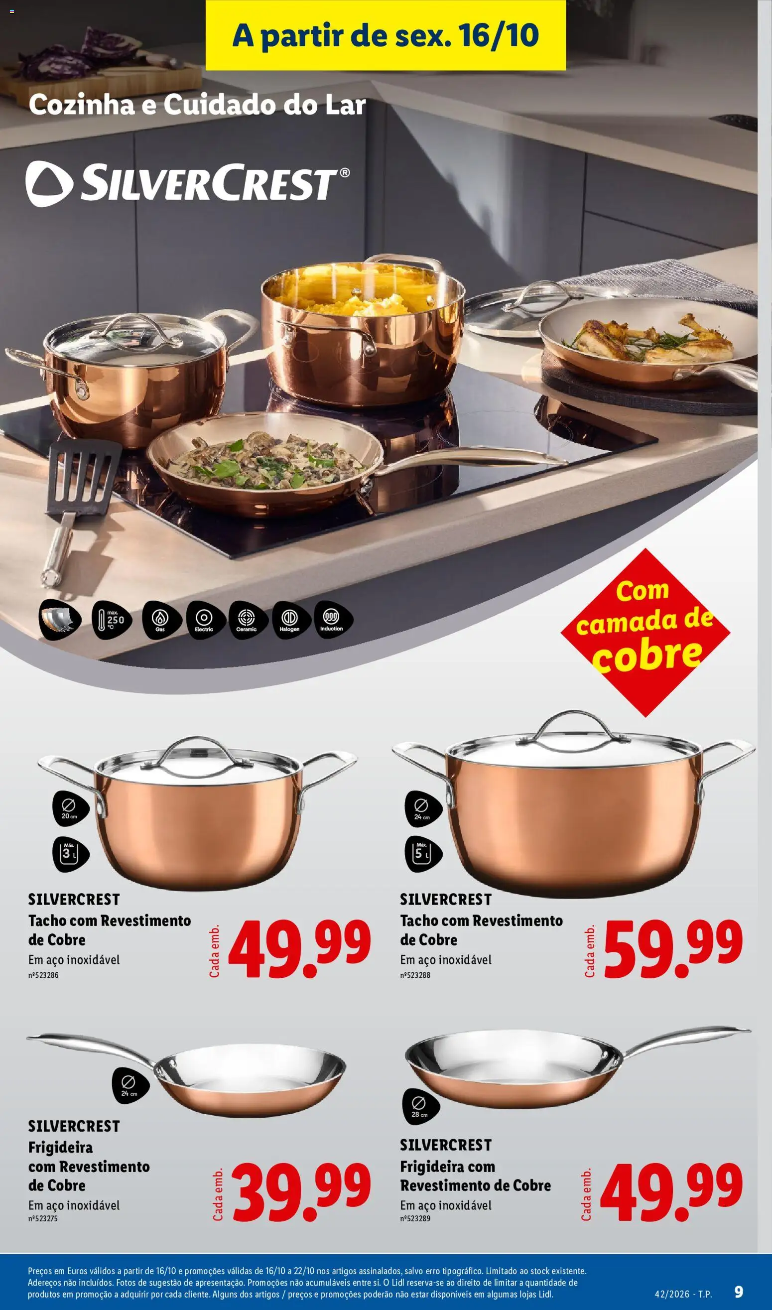 Lidl Promoções Fim de Semana │ válido de 16/10/2026 | Página: 13 | Produtos: Frigideira