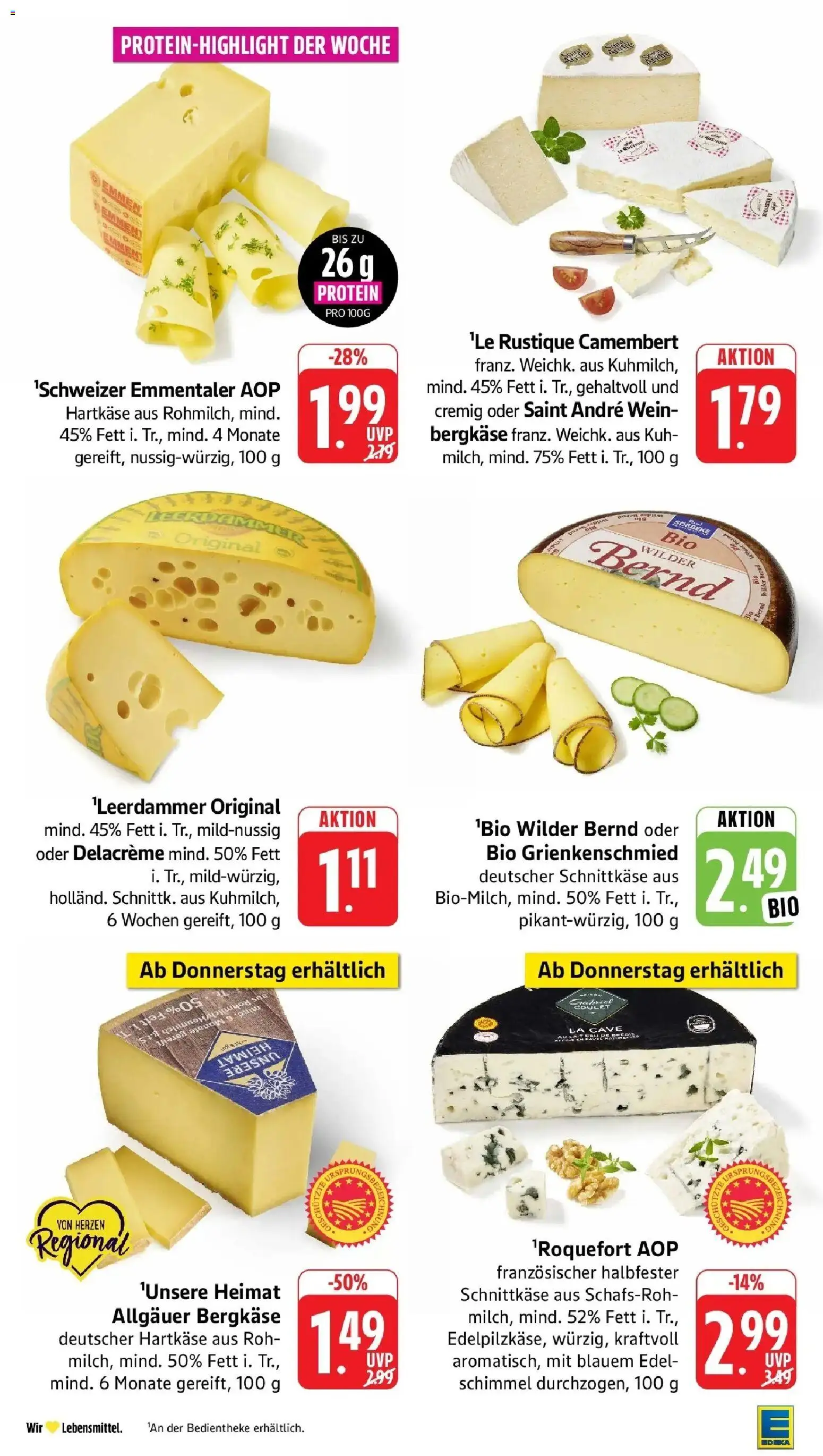 E center Prospekt Reutlingen (ab 07.09.2026) zum Blättern | Seite: 8 | Produkte: Leerdammer, Camembert, Wein
