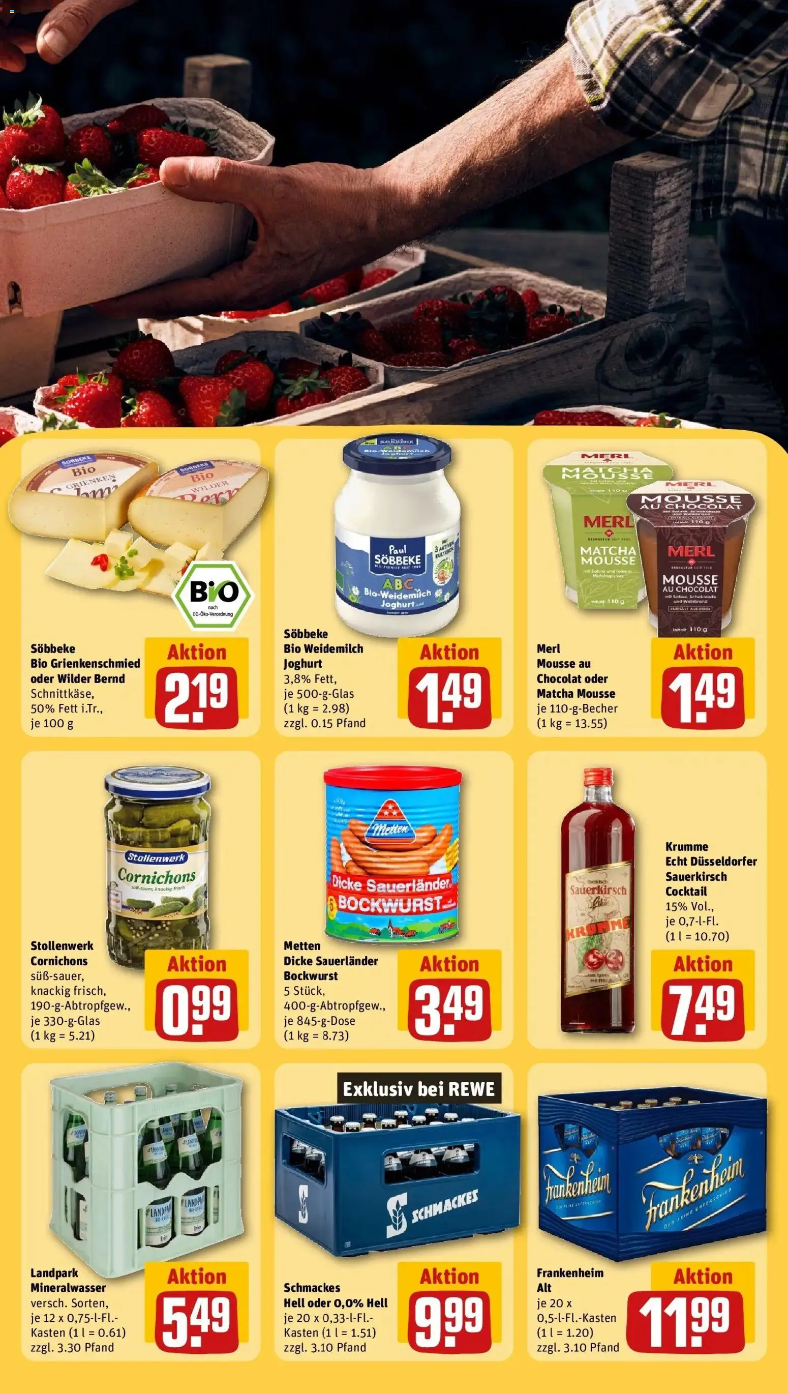 Rewe Prospekt Neuss / Allerheiligen	 – gültig ab 27.04.2026 | Seite: 23 | Produkte: Bockwurst, Dicke sauerlander bockwurst, Joghurt, Schokolade