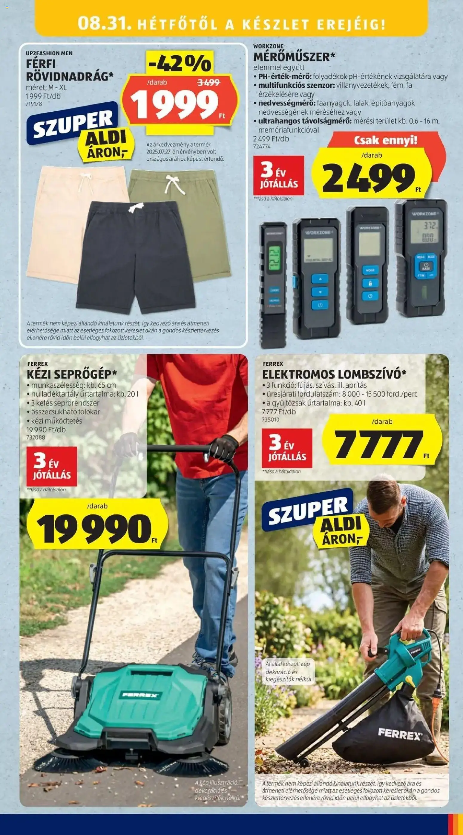 Aldi aktuális akciós újság - 2026.08.22. -tól/töl > akció, lapozható szórólap 🛍️ | Oldal: 35
