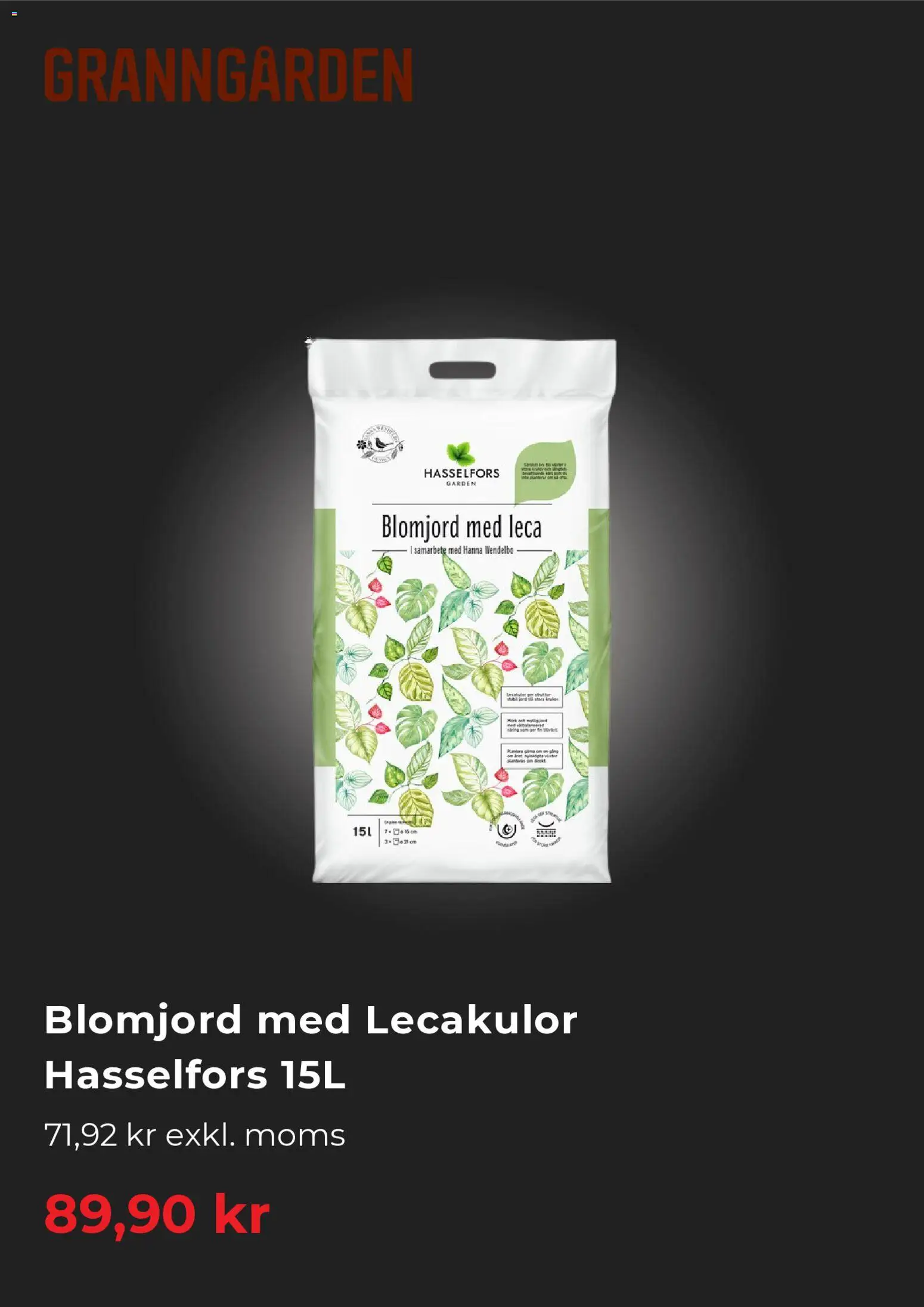 Granngården reklamblad aktuell från 19.05.2026 | Sida: 9 | Produkter: Blomjord, Lecakulor