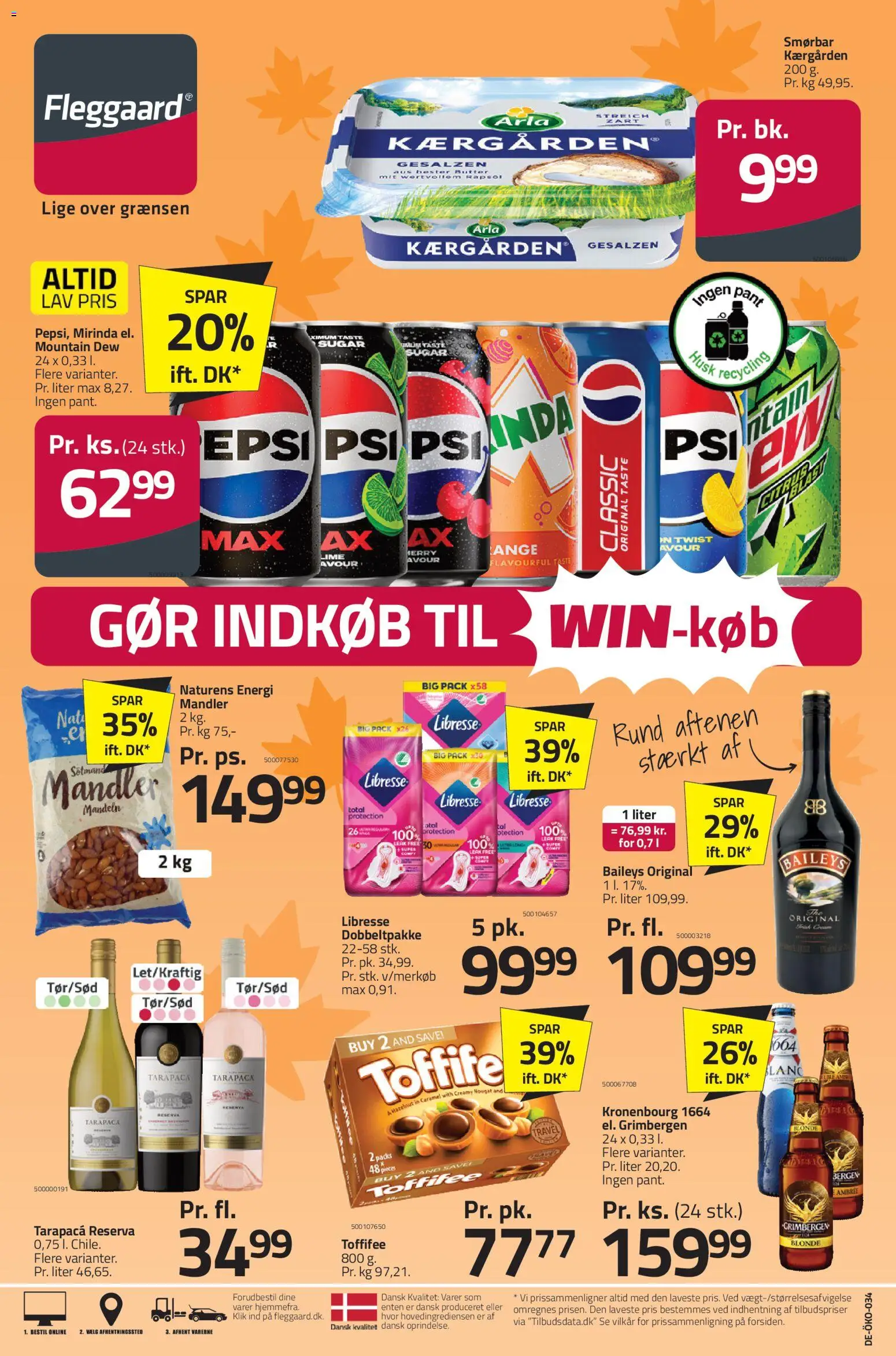 Fleggaard tilbudsavis – gyldig fra 02/09/2026 | Side: 64 | Produkter: Baileys, Mandler, Lime, Søm