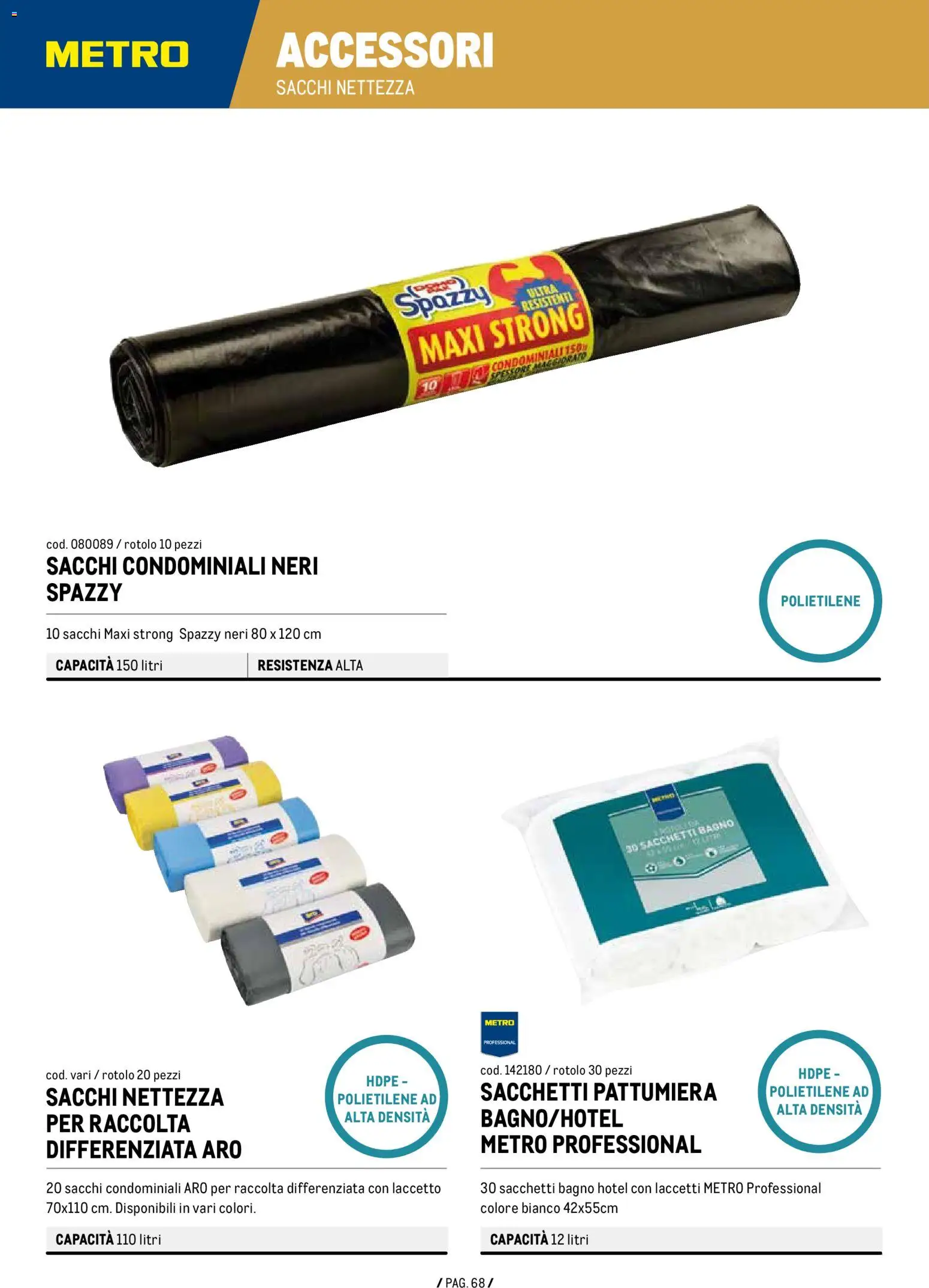 Volantino Metro del 07/01/2026 | Pagina: 68 | Prodotti: Pattumiera, Bagno