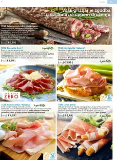 Bofrost katalog akcije – veljaven od 01.10.2026 | Stran: 89 | Izdelki: Pršut, Mandlji, Pistacije, Salama