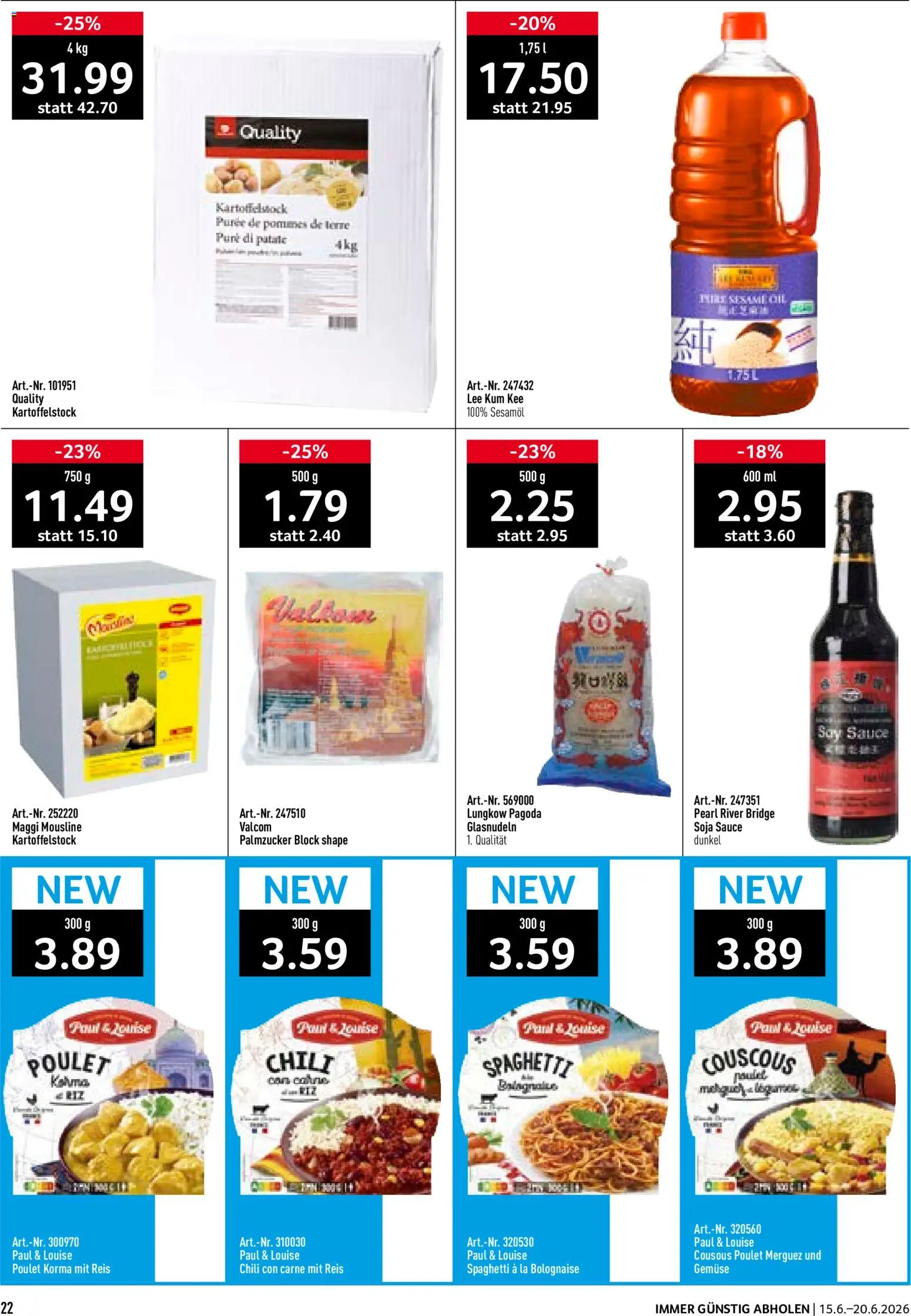 Prodega aktionen – gültig ab 15.06.2026 | Seite: 22 | Produkte: Reis, Chili, Gemüse