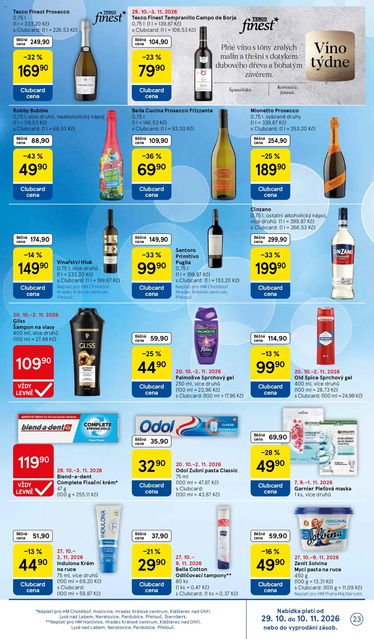 Tesco leták - Hypermarket od 29.10.2026 | Strana: 23