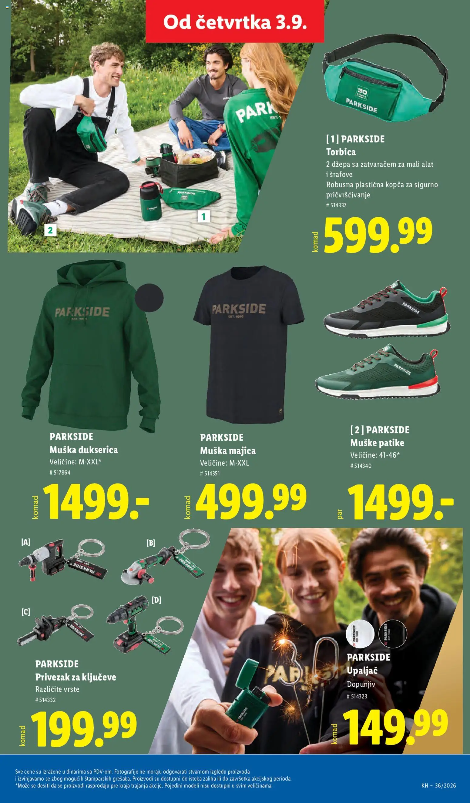 Lidl katalog - važi od 03.09.2026 | Strana: 91 | Proizvode: Parkside, Patike, Alat