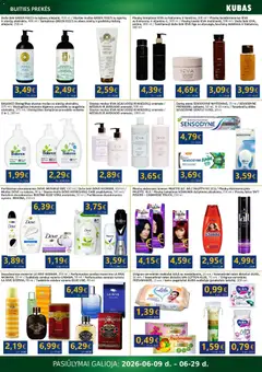Kubas leidinys galioja nuo 09.06.2026 | Puslapis: 18 | Prekių: Tualetinis vanduo, Plaukų kaukė, Kremas, Kaukė