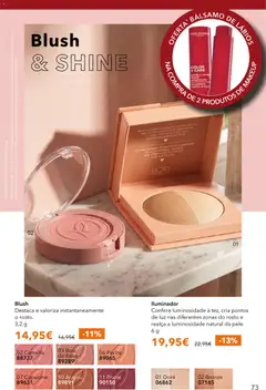 Pré-visualização Yves Rocher catálogo 10 válido de 30/07/2026 | Página: 73 | Produtos: Iluminador, Blush