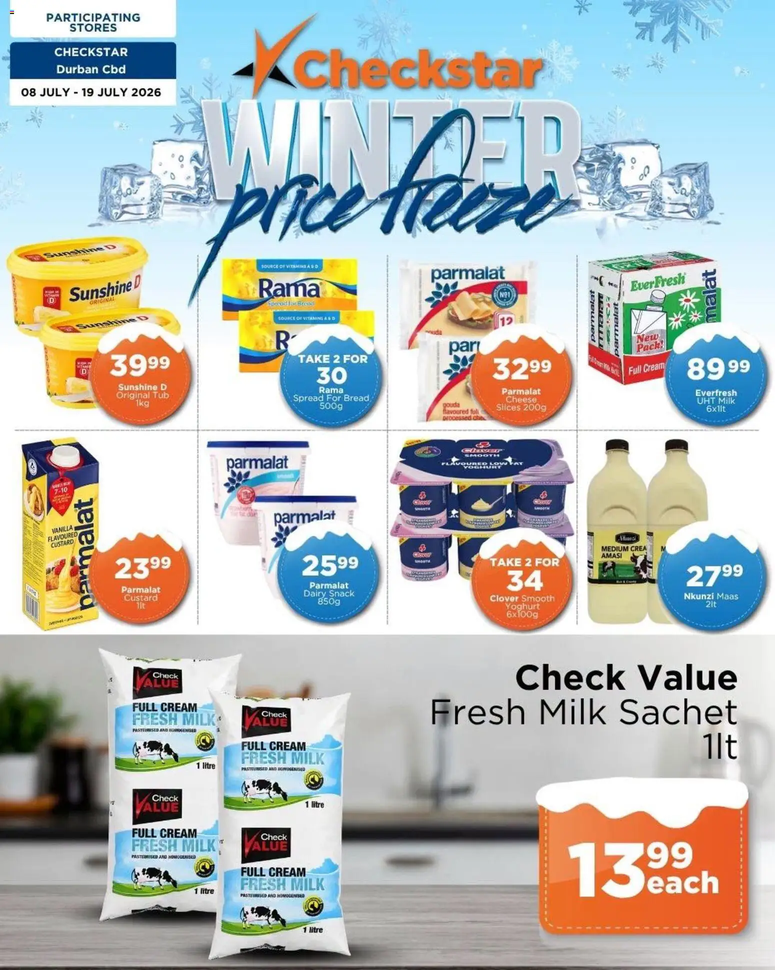 New Check Star catalogue – valid from 08/07/2026 | Page: 1 | Products: Yoghurt, Vitamins, Cheese, Bread