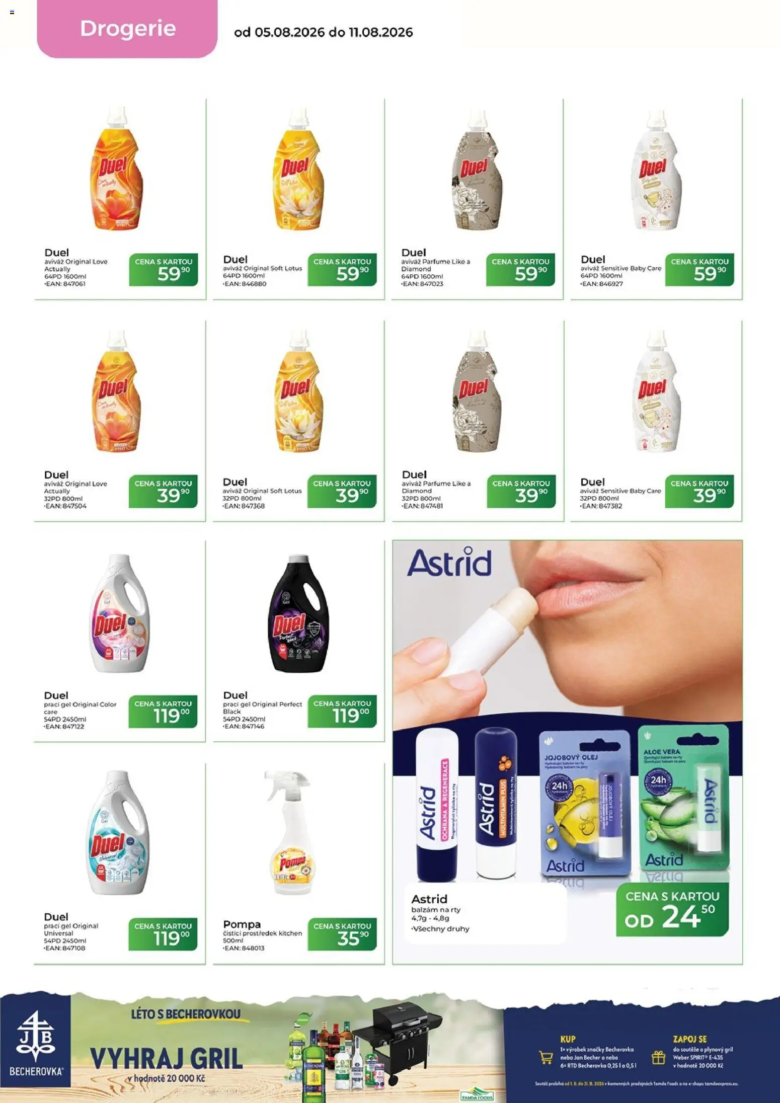 Tamda Foods leták od 05.08.2026 | Strana: 50 | Produkty: Aviváž, Olej, Aloe vera, Drogerie