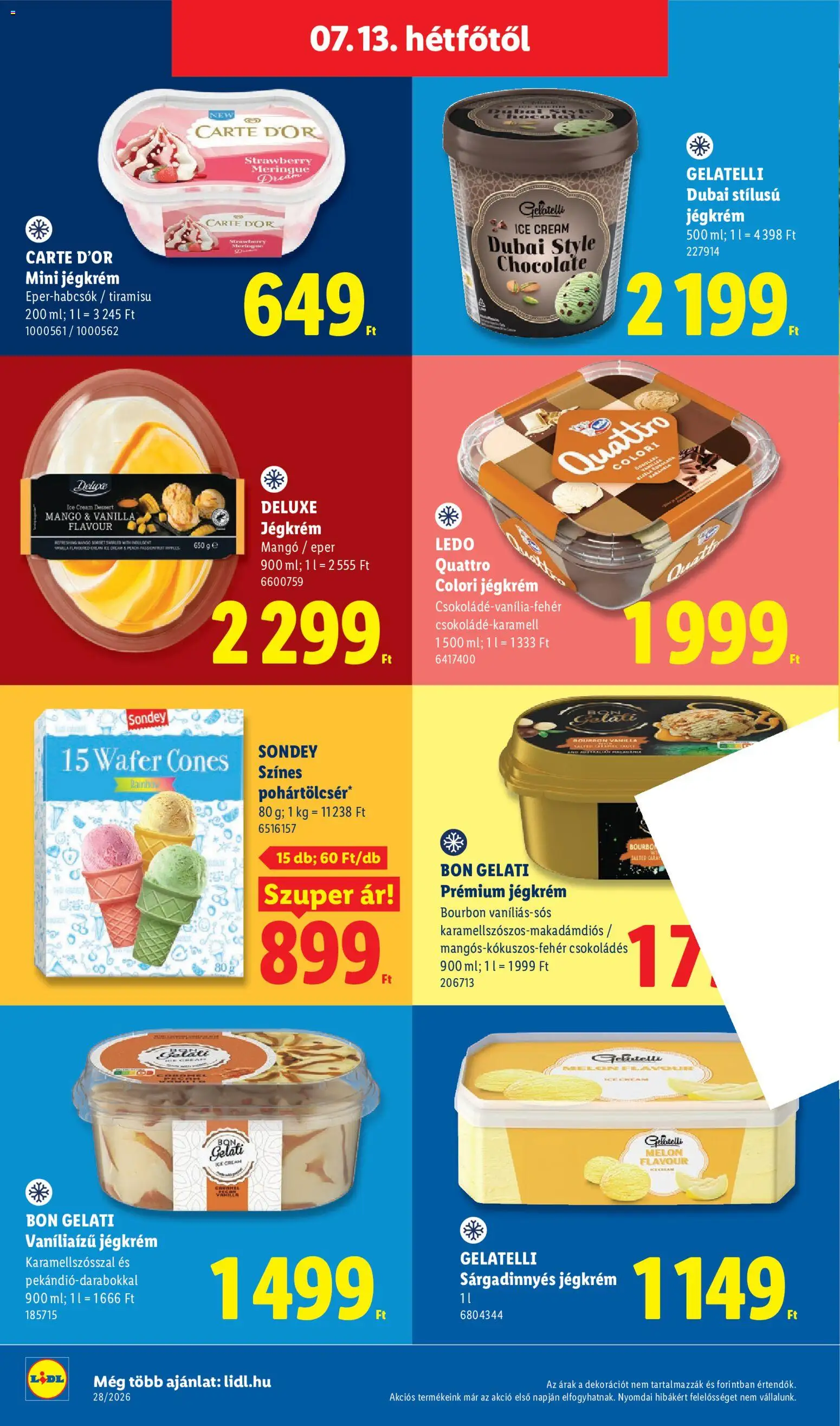 Lidl akciós ujság - amely érvényes a következő dátumtól: 2026.07.09. | Oldal: 68