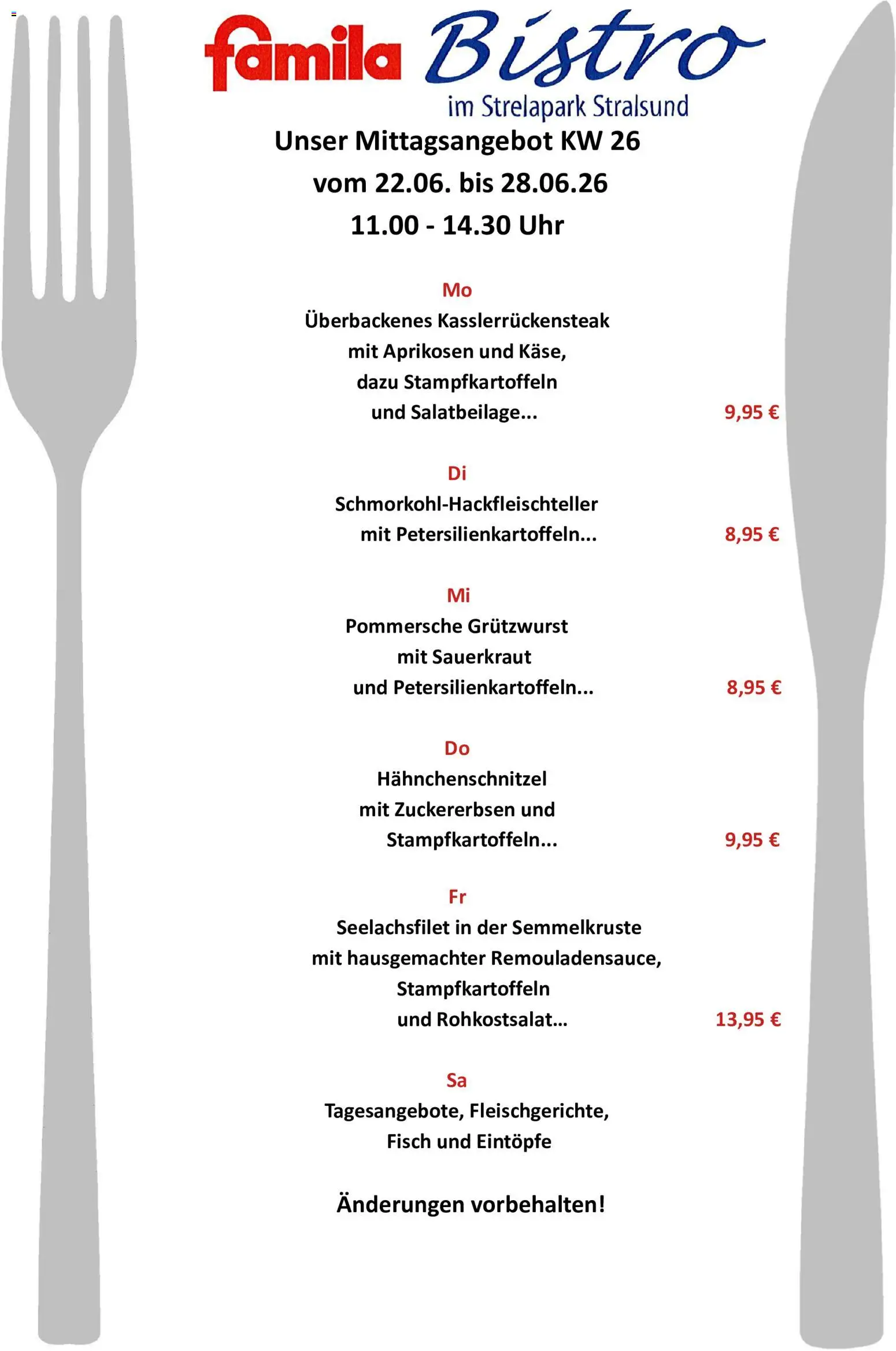 Famila  Fischmarkt – gültig ab 22.06.2026 | Seite: 1 | Produkte: Fisch, Uhr
