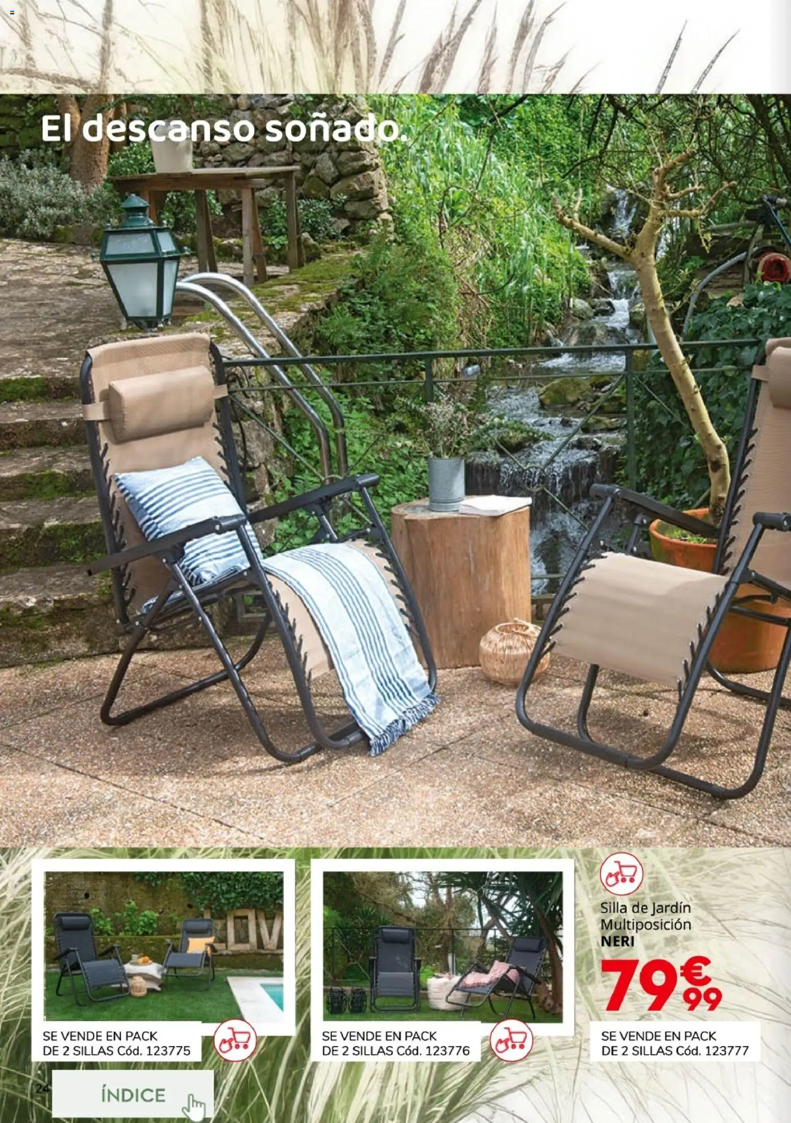 Conforama Guía Jardín 2026 │ válido desde el 19.03.2026 | Página: 24 | Productos: Silla