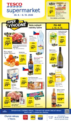 Náhled letáku Tesco leták - Supermarket od 30.09.2026