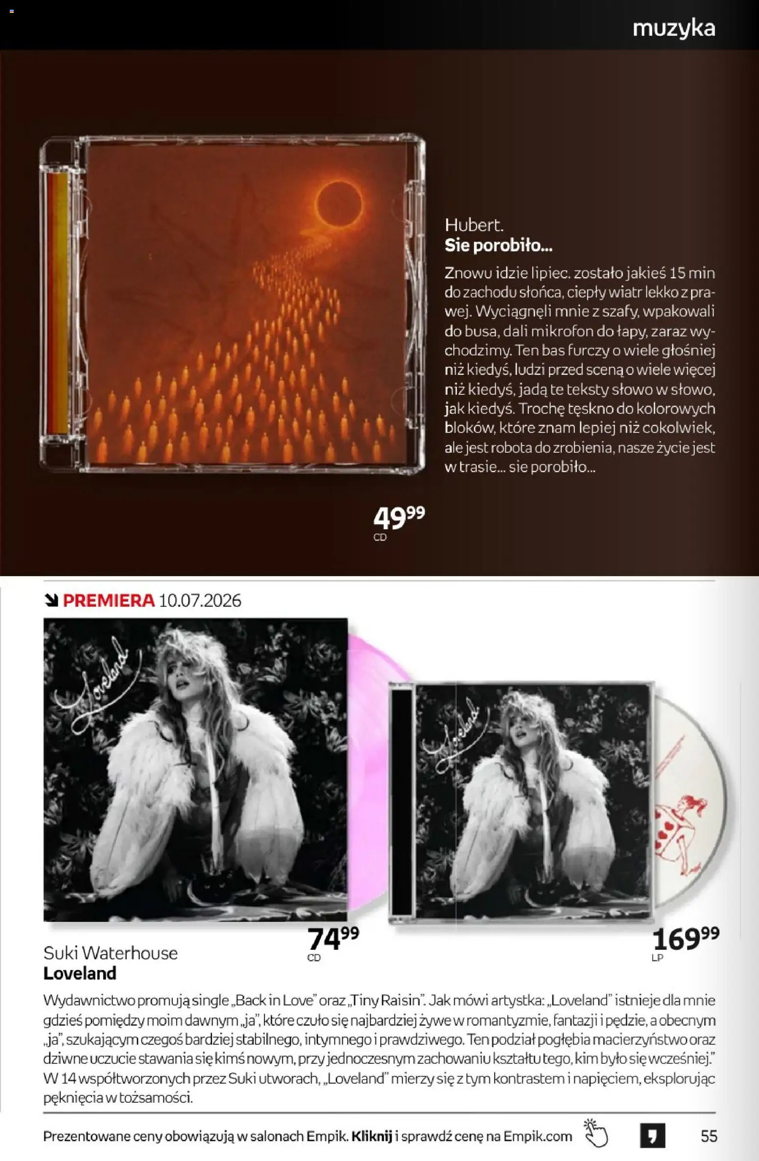 Empik promocje - Tom kultury Muzyka od 01.07.2026 | Strona: 8