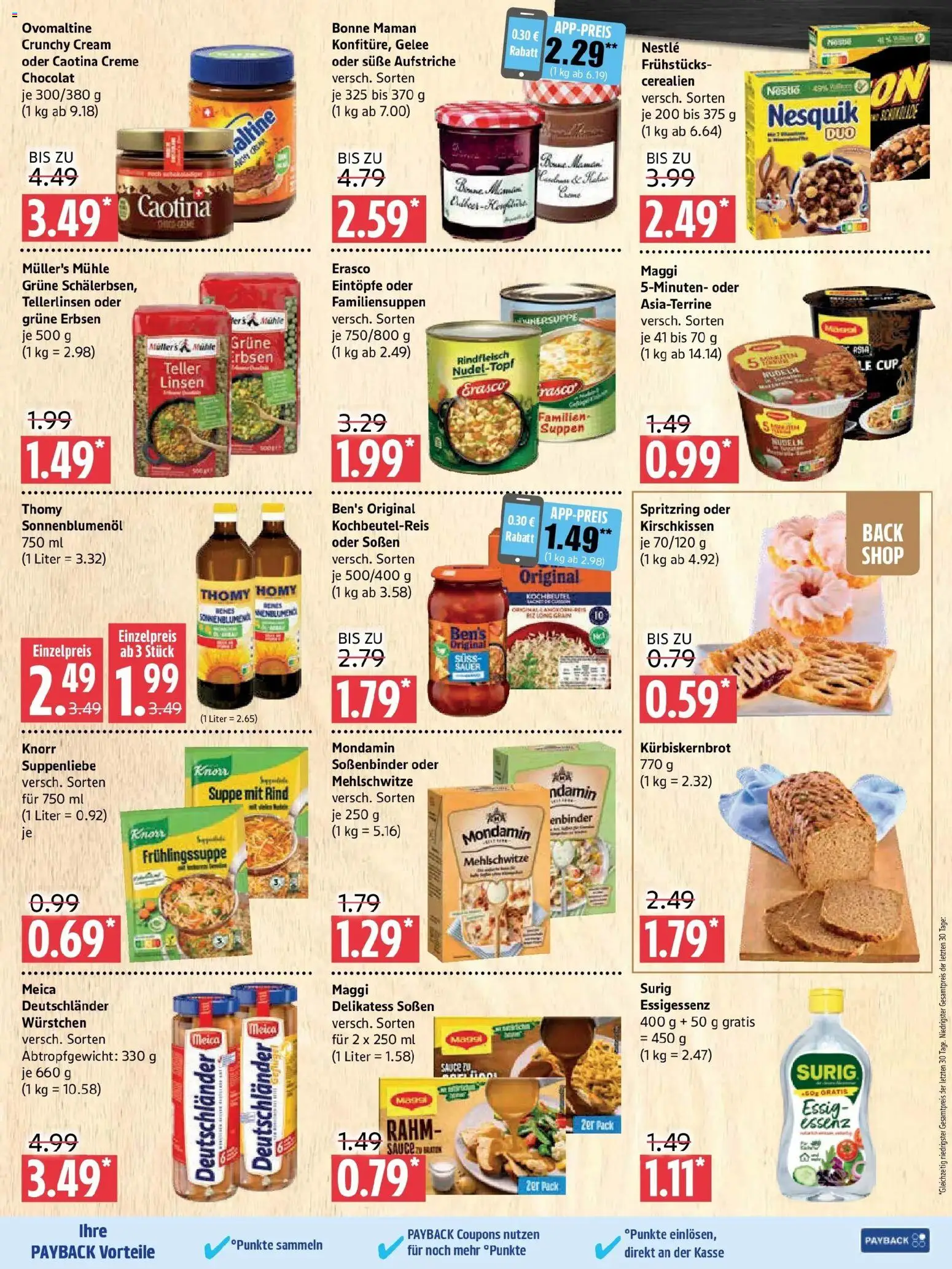 Marktkauf Prospekt Prenzlau (ab 28.09.2026) » Angebote online | Seite: 5 | Produkte: Nesquik, Sonnenblumenol, Meica, Erasco