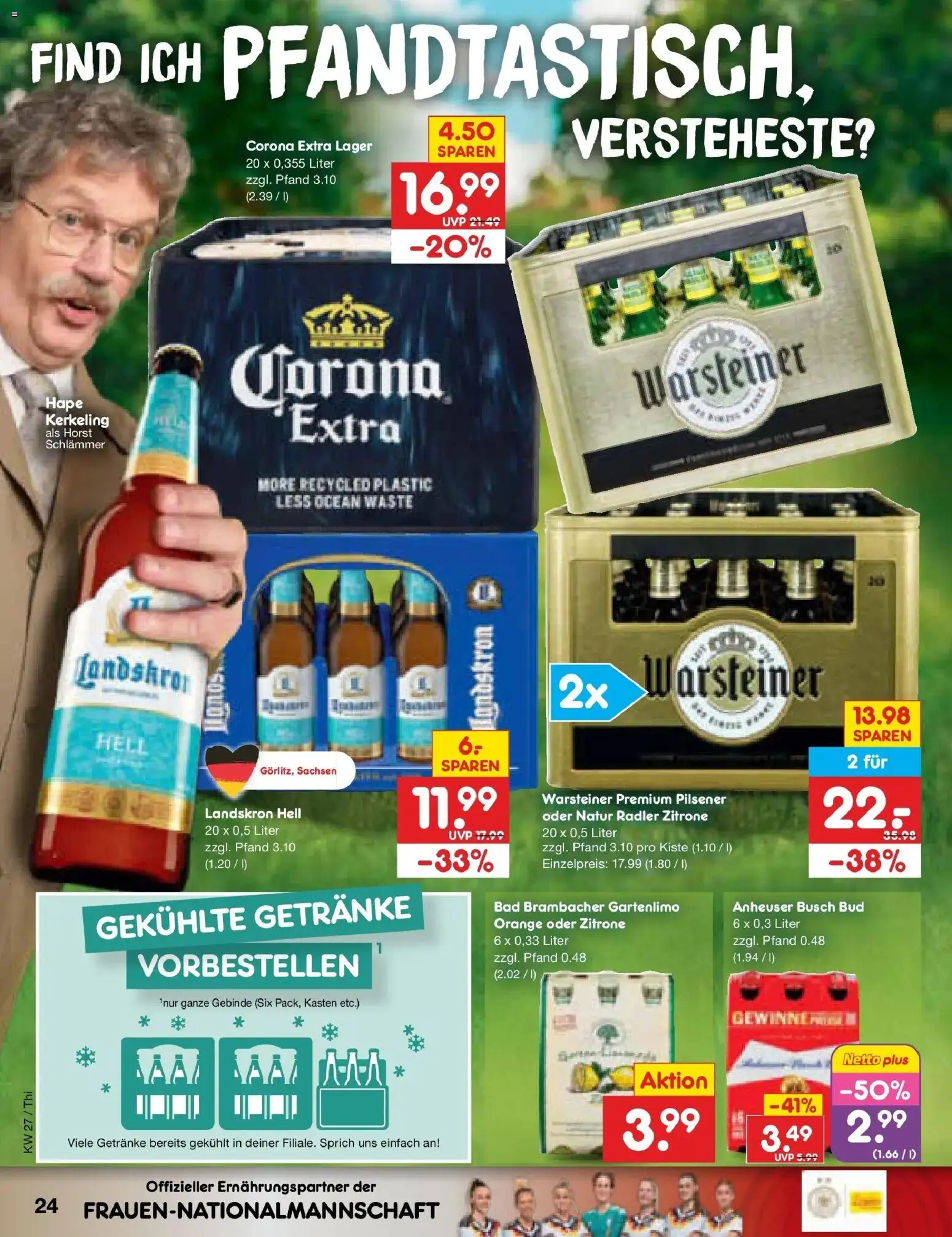 Netto Marken-Discount Prospekt Thiendorf – gültig ab 29.06.2026 | Seite: 36 | Produkte: Bad, Radler, Warsteiner, Zitrone