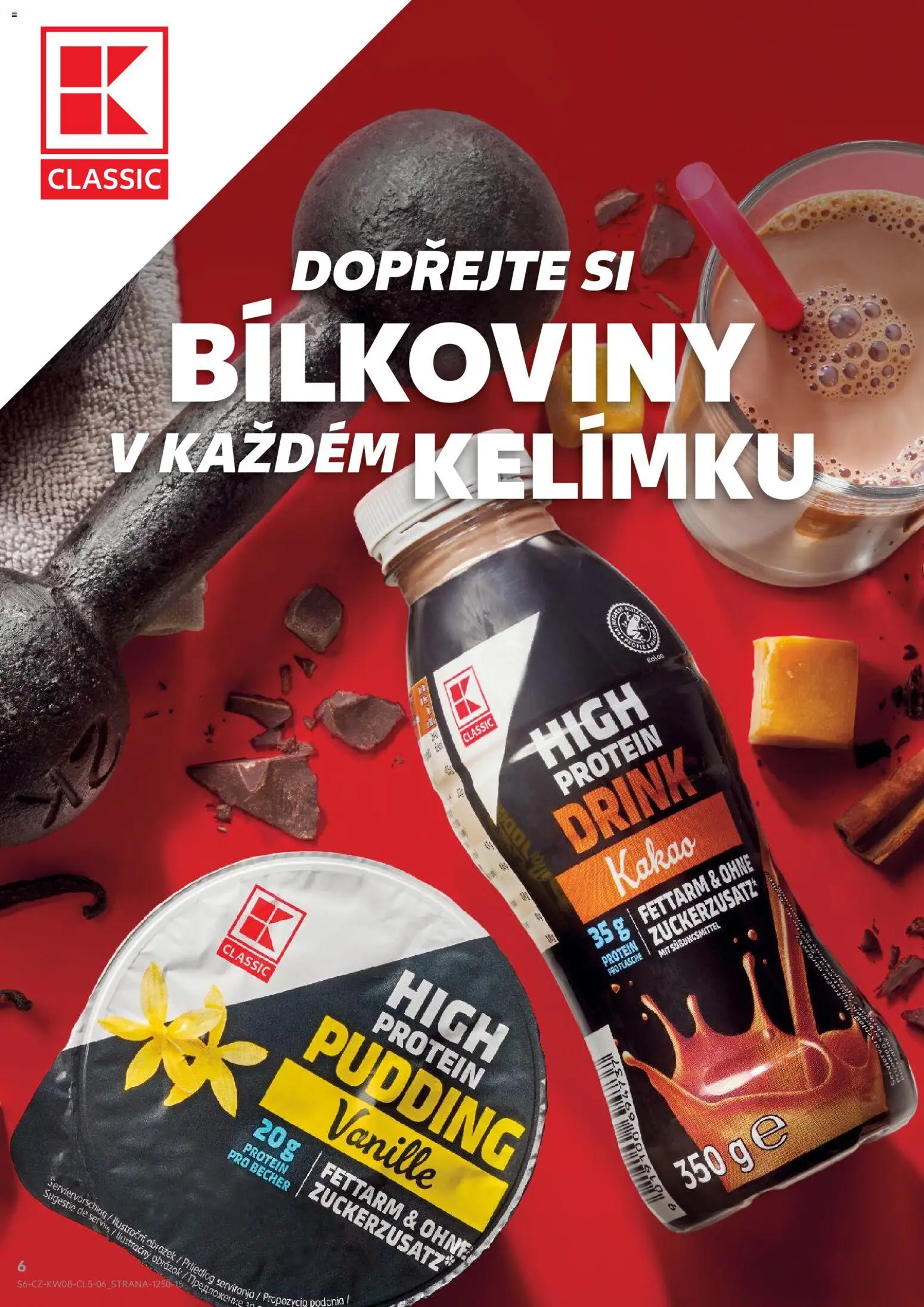 Kaufland leták - Praha 8 od 18.02.2026 | Strana: 6 | Produkty: High protein pudding, Protein pudding, Protein drink, Protein