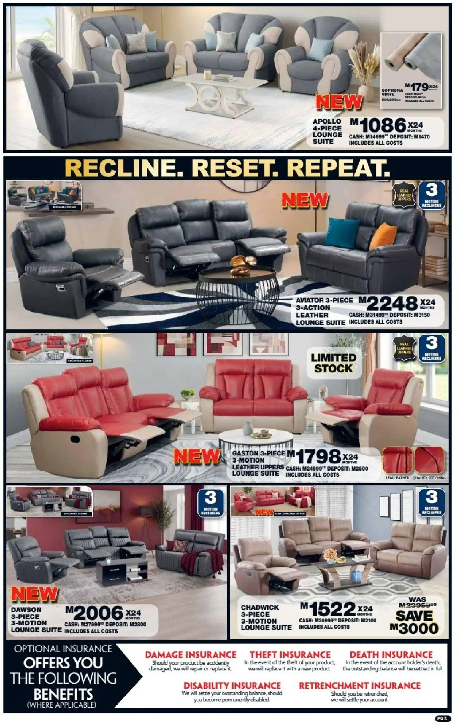 New Lewis Stores catalogue – valid from 10/08/2026 | Page: 7 | Products: Lounge suite, Stock