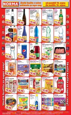 Náhled letáku Norma leták od 10.08.2026 | Strana: 6 | Produkty: Dobrá voda, Voda, Kapsičky pro kočky, Alpa