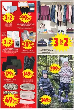 ICA Maxi erbjudanden - Förhandsvisning av reklamblad från butik ICA Maxi aktuell från 14/09/2026 | Sida: 12 | Produkter: Regnjacka, Underkläder, Trosor, Tights