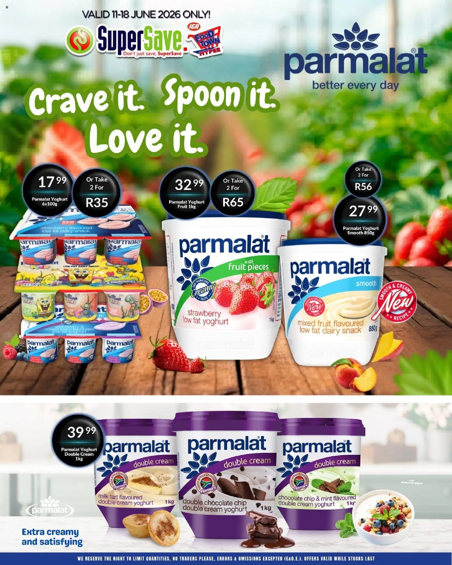 New Super Save catalogue – valid from 11.06.2026 | Page: 20 | Products: Yoghurt, Milk, Chocolate, Fruit