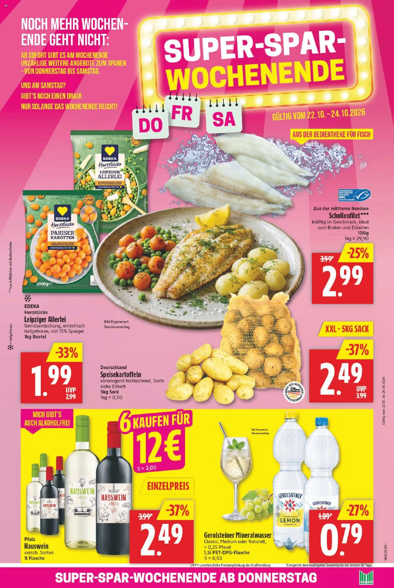 Marktkauf Prospekt – gültig ab 19.10.2026 | Seite: 31 | Produkte: Spargel, Mineralwasser, Fisch, Gerolsteiner