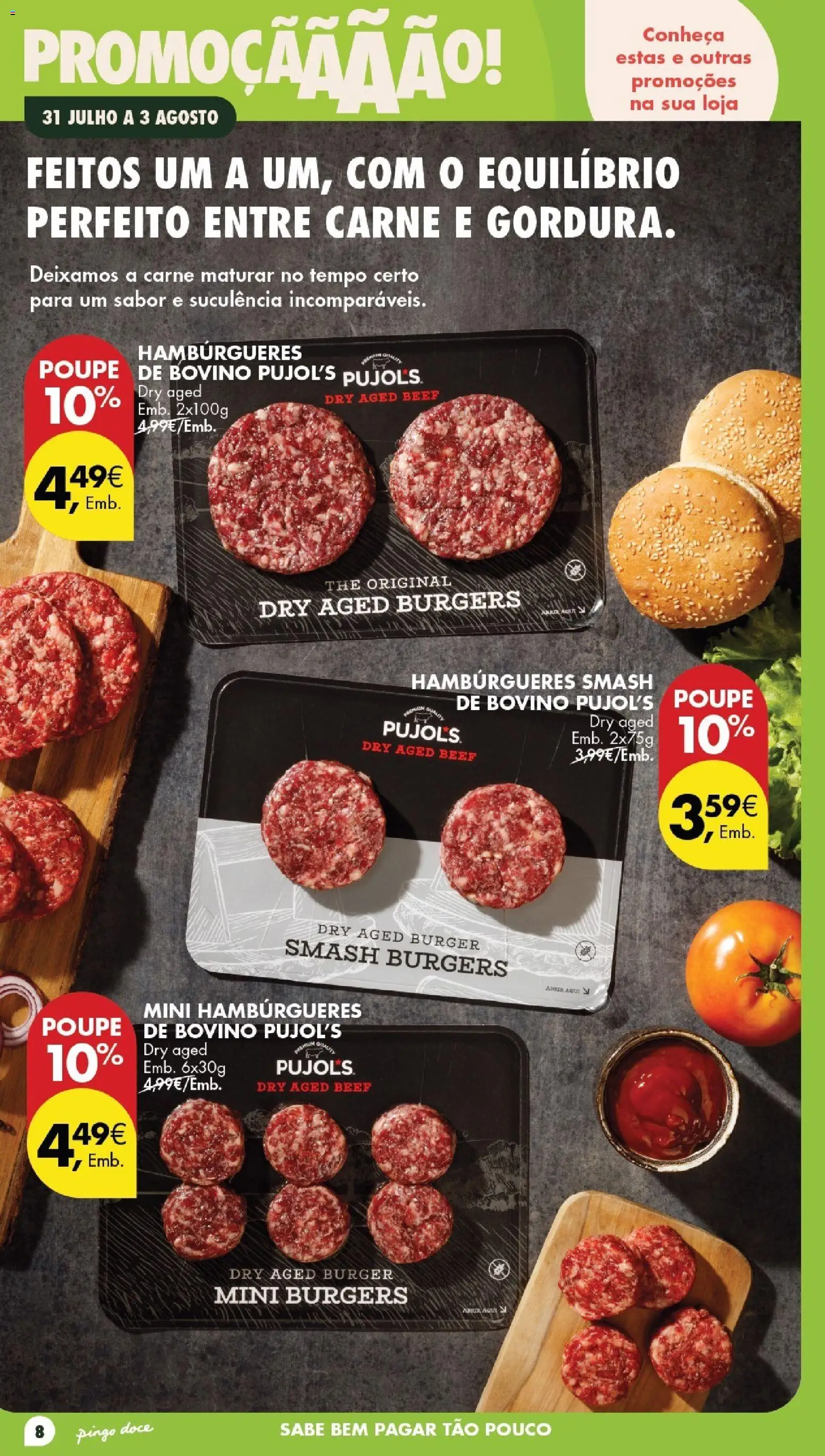 Pingo Doce Poupe este Fim de Semana │ válido de 31/07/2026 | Página: 8 | Produtos: Carne