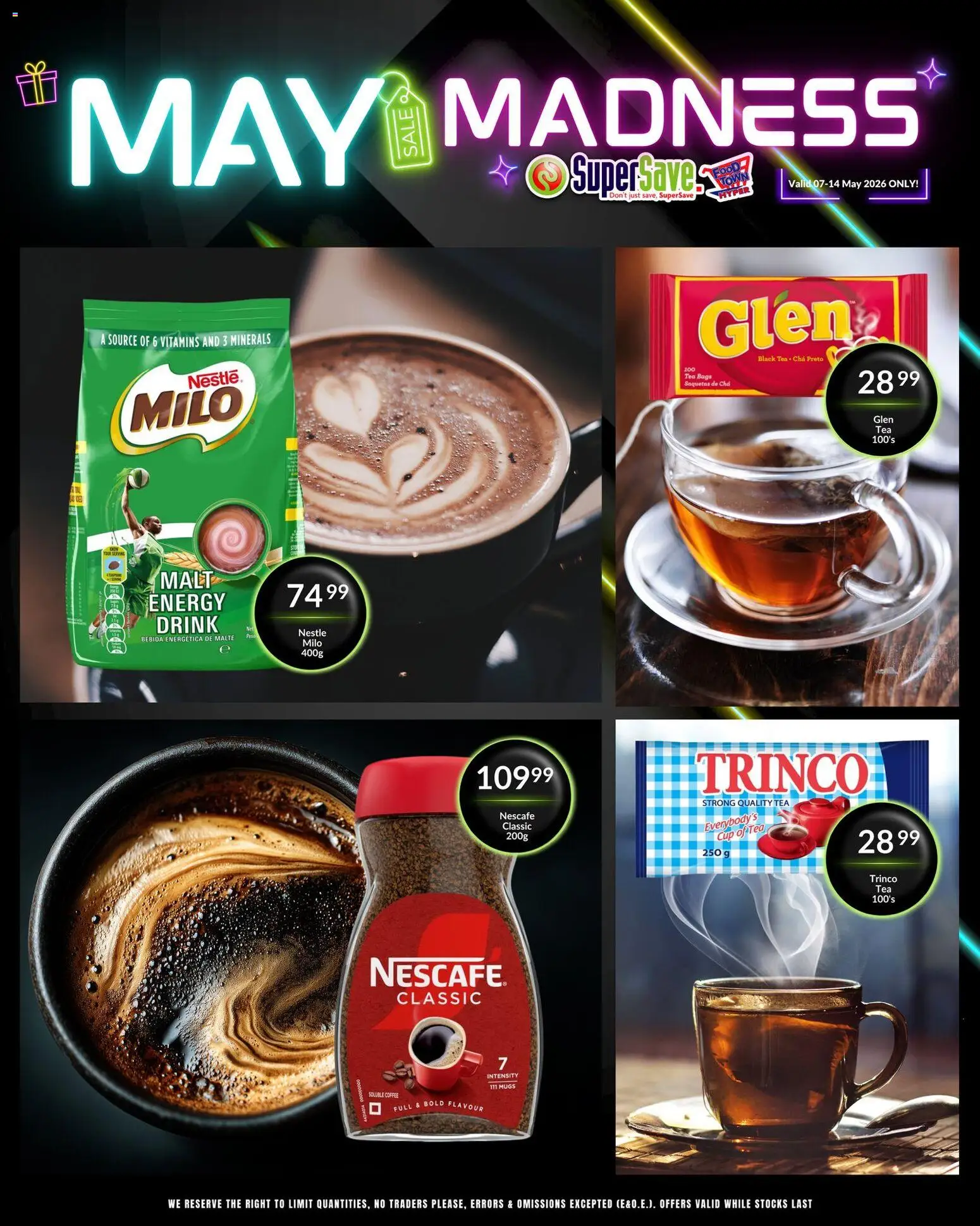 New Super Save catalogue – valid from 07.05.2026 | Page: 11 | Products: Vitamins, Coffee, Tea