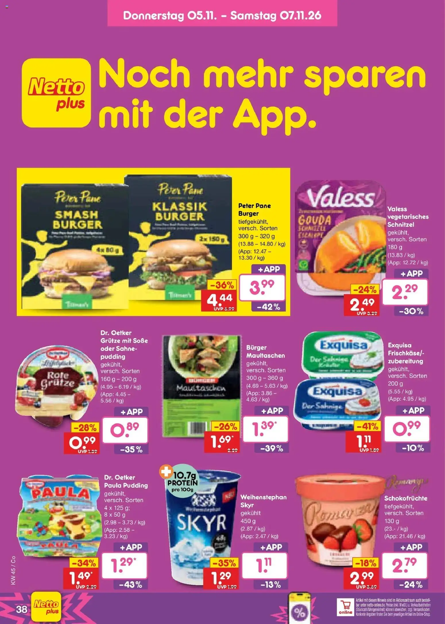 Netto Marken-Discount Prospekt Leipzig – gültig ab 02.11.2026 | Seite: 56 | Produkte: Pane, Schnitzel, Pudding, Skyr