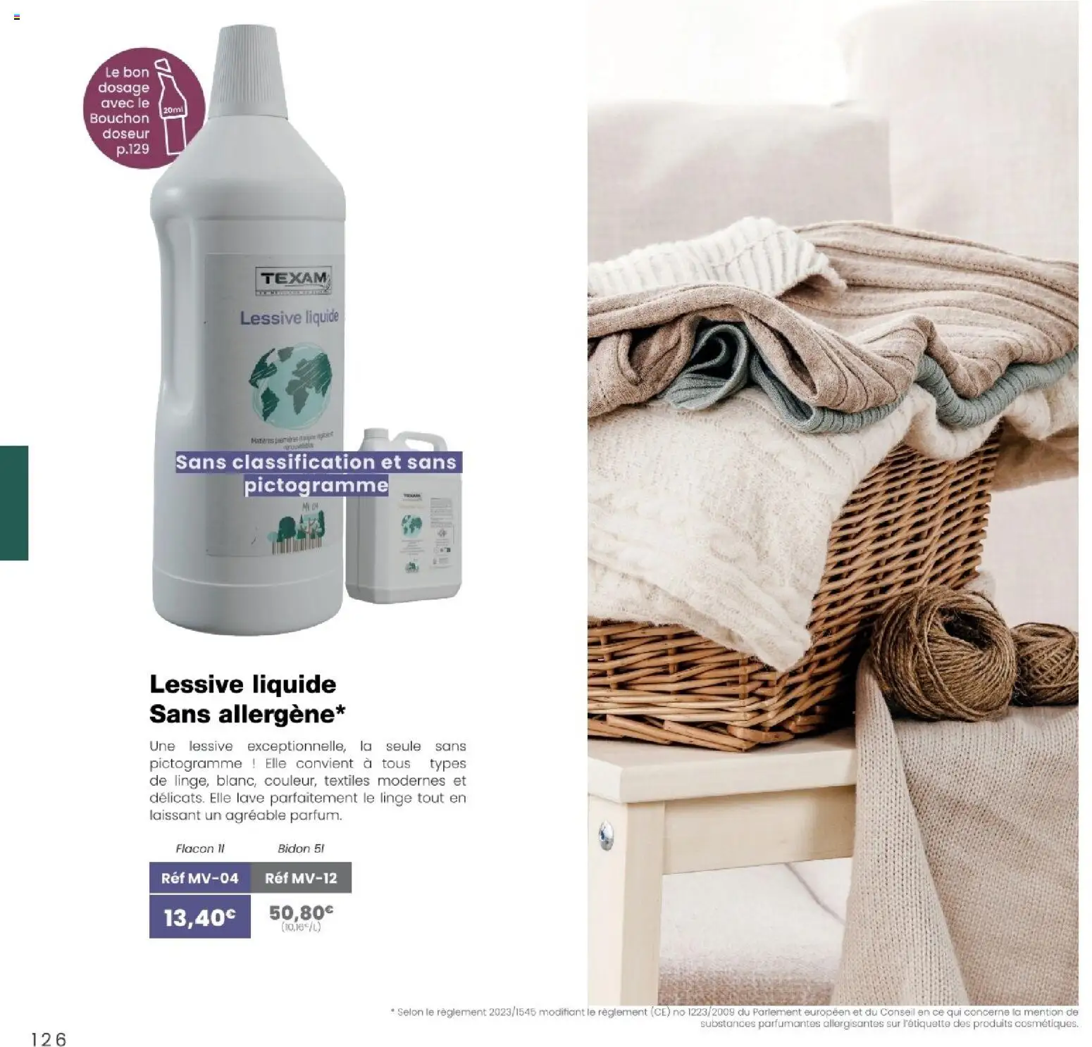 {H1} | Page: 126 | Produits: Lessive Liquide, Lessive