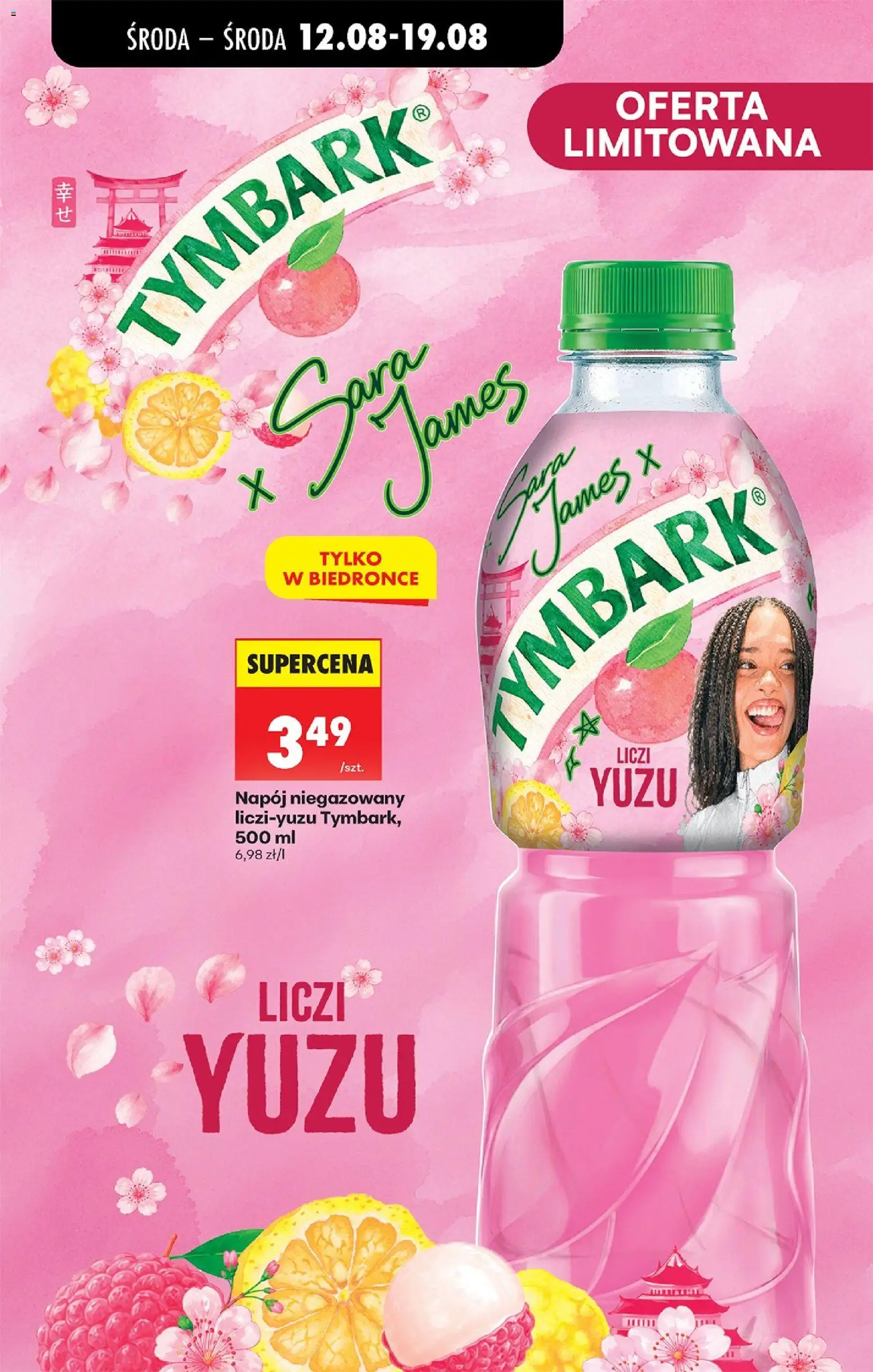 Biedronka gazetka od środy od 12.08.2026 | Strona: 68 | Produkty: Tymbark