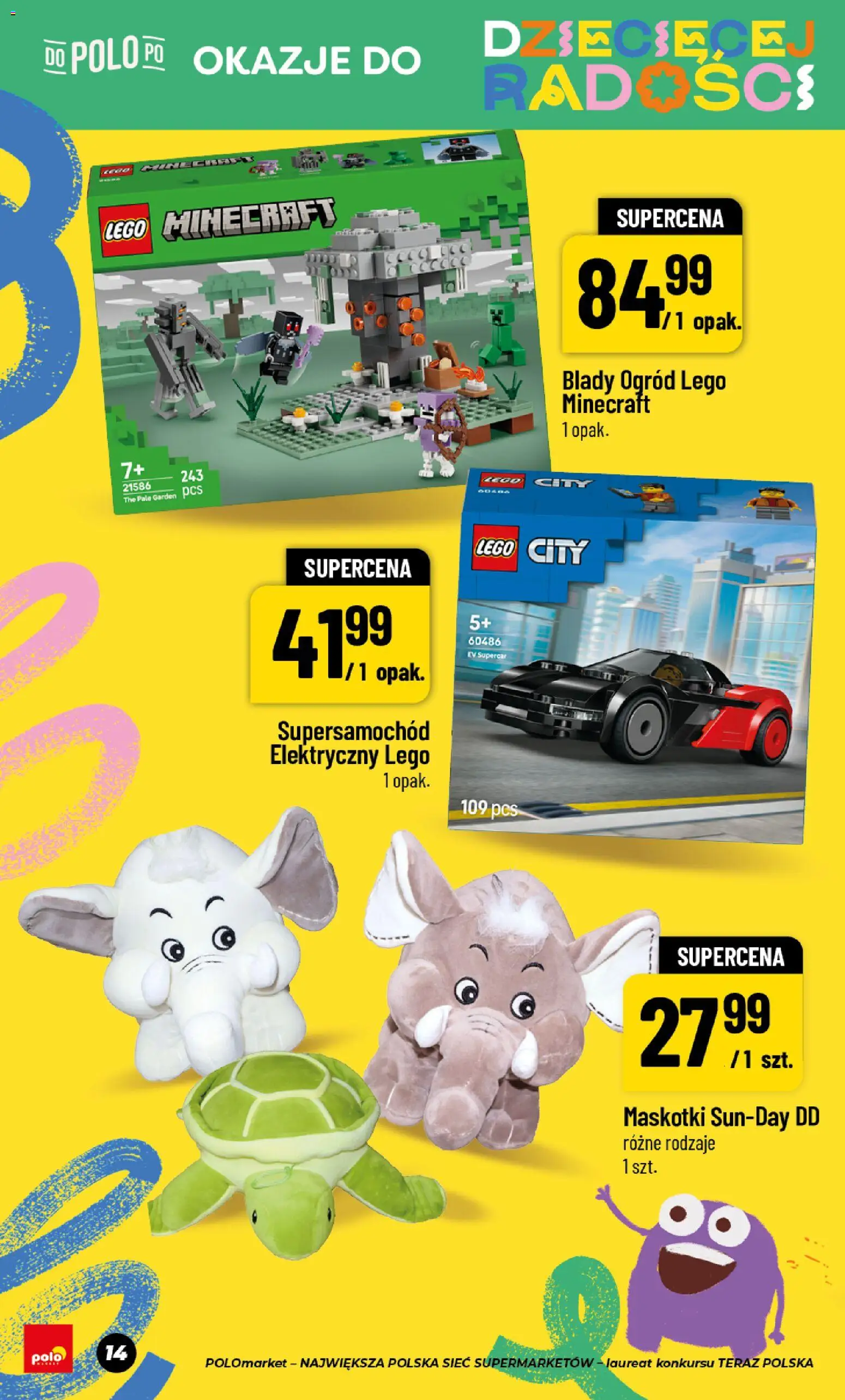 POLOmarket gazetka - Dzień Dziecka od 15.05.2026 | Strona: 14 | Produkty: Lego