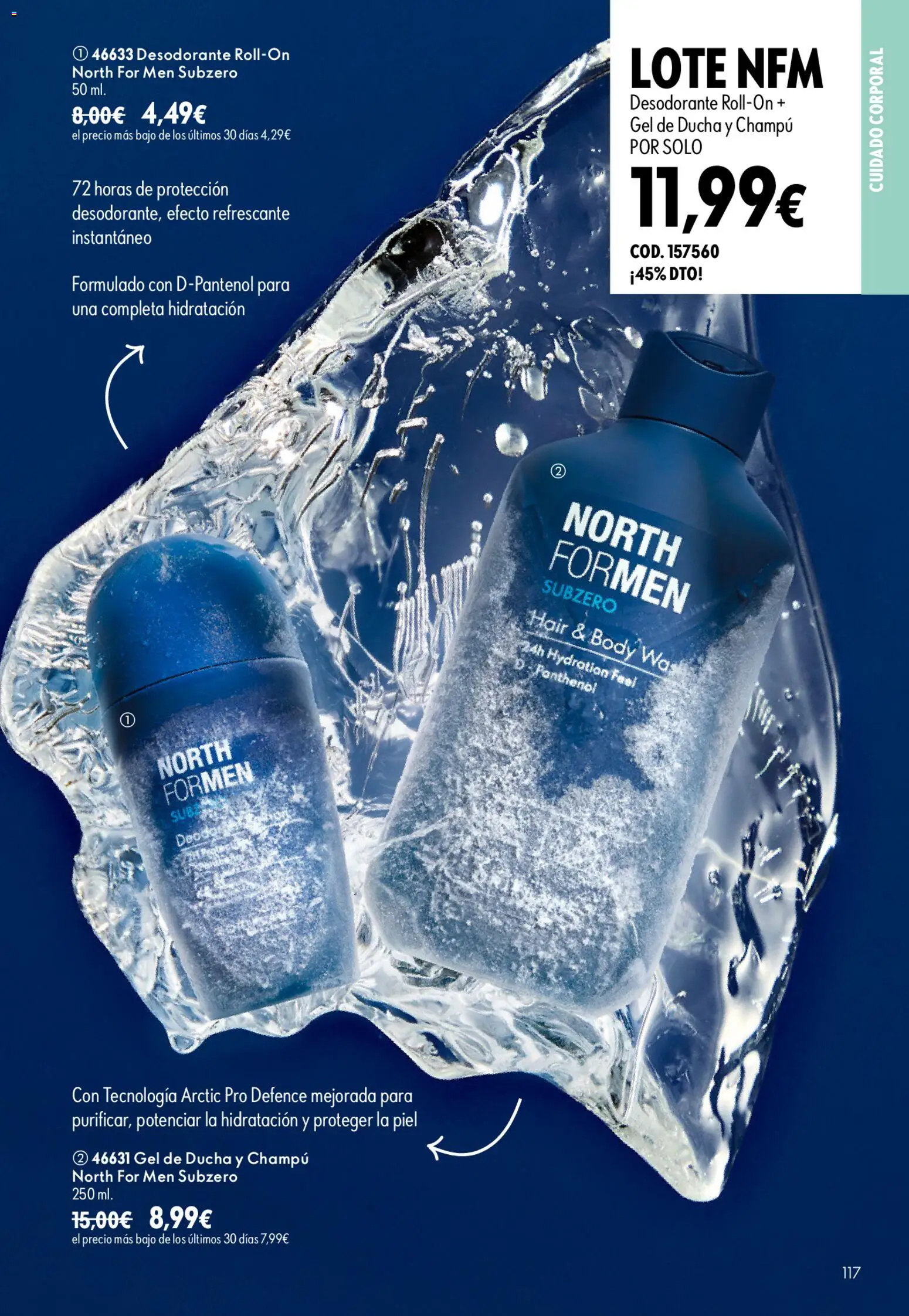 Oriflame - Catálogo Campaña 13 │ válido desde el 16/09/2026 | Página: 117 | Productos: Champú, Gel de ducha, Desodorante, Ducha