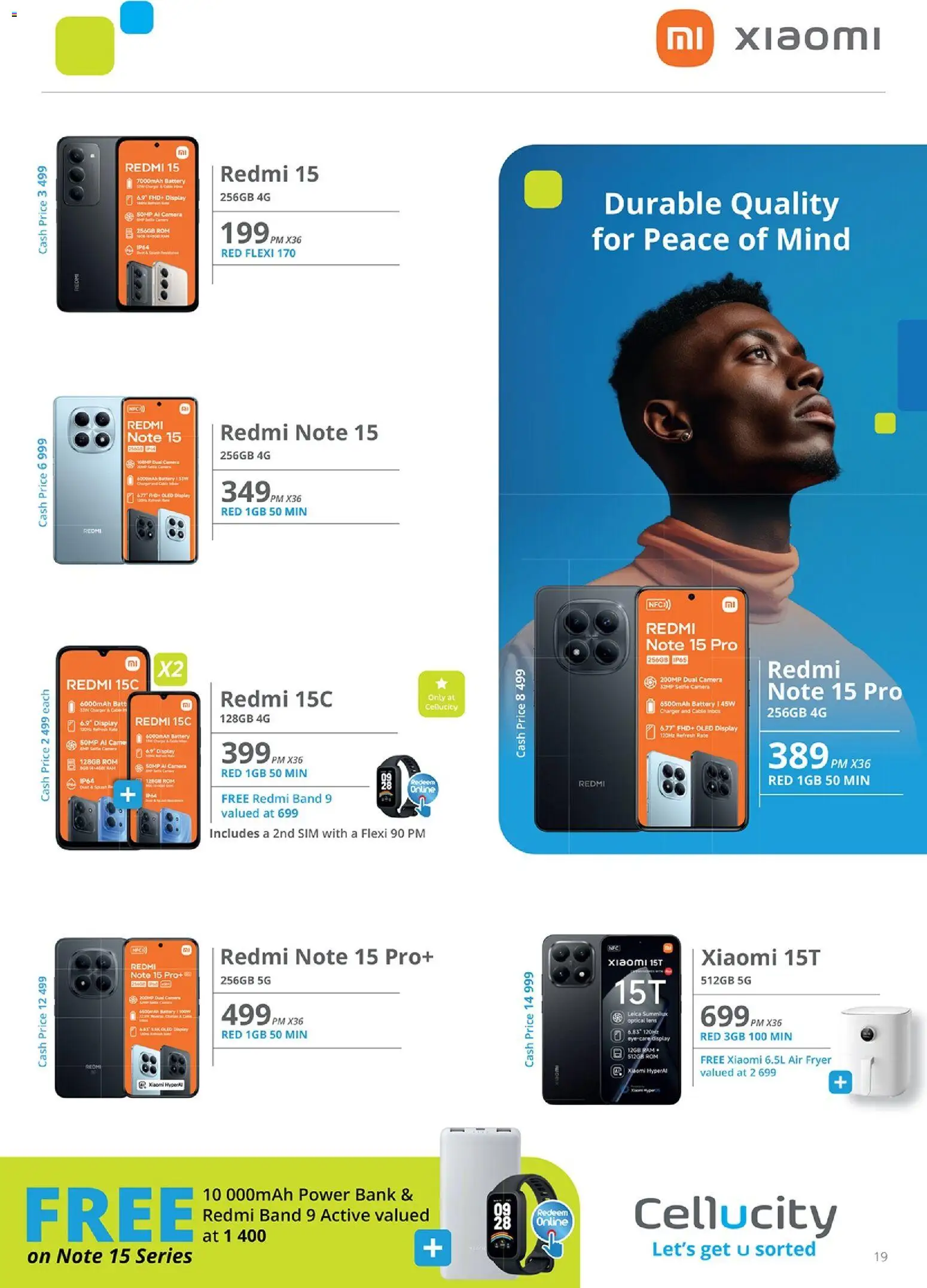 New Cellucity catalogue – valid from 07.05.2026 | Page: 19 | Products: Camera, Cable, Battery, Air fryer