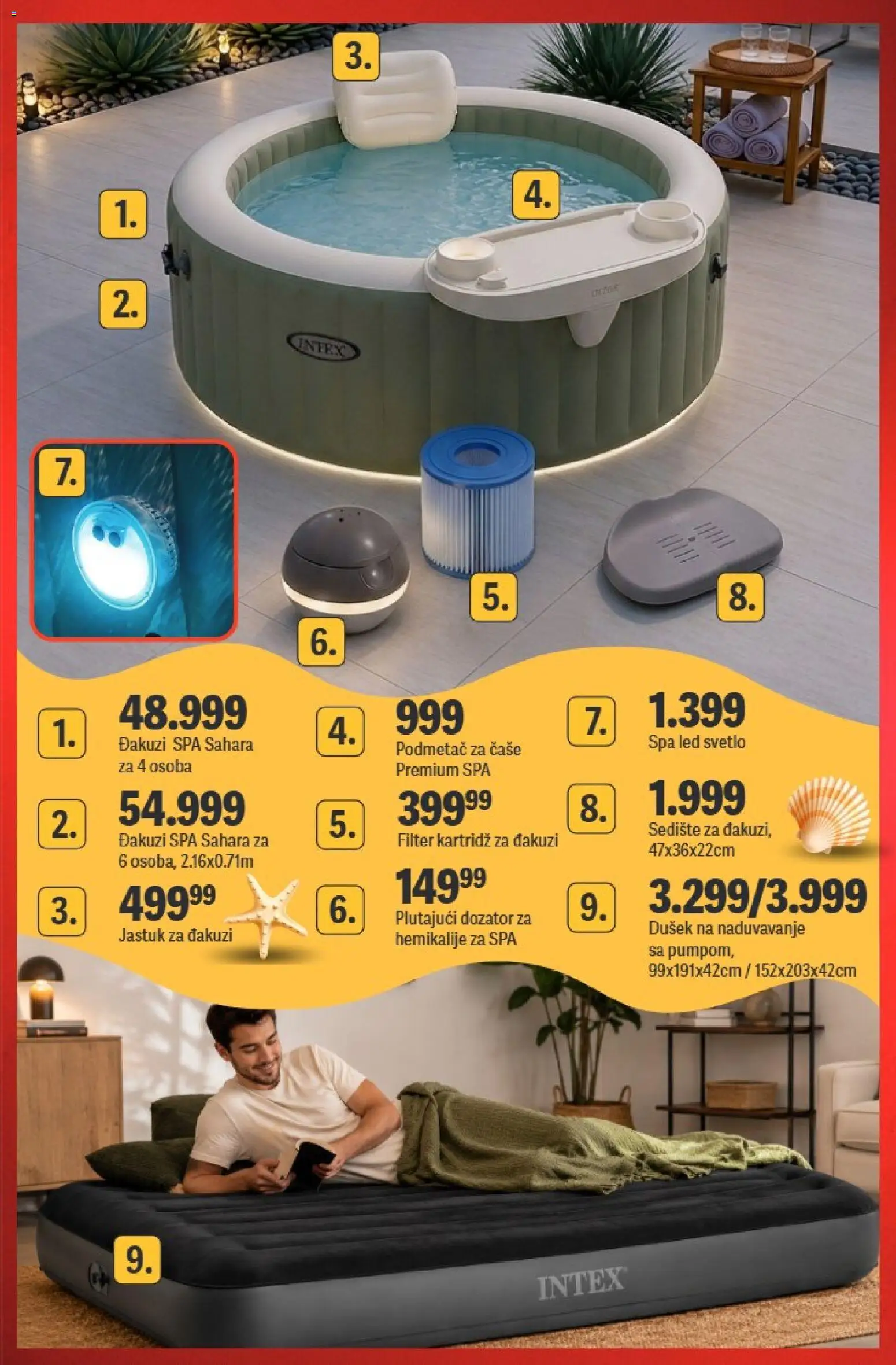 Mega Maxi katalog - važi od 18.06.2026 | Strana: 9 | Proizvode: Dušek, Jastuk