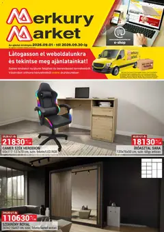 Merkury Market akciós újság - amely érvényes a következő dátumtól: 2026.09.01.