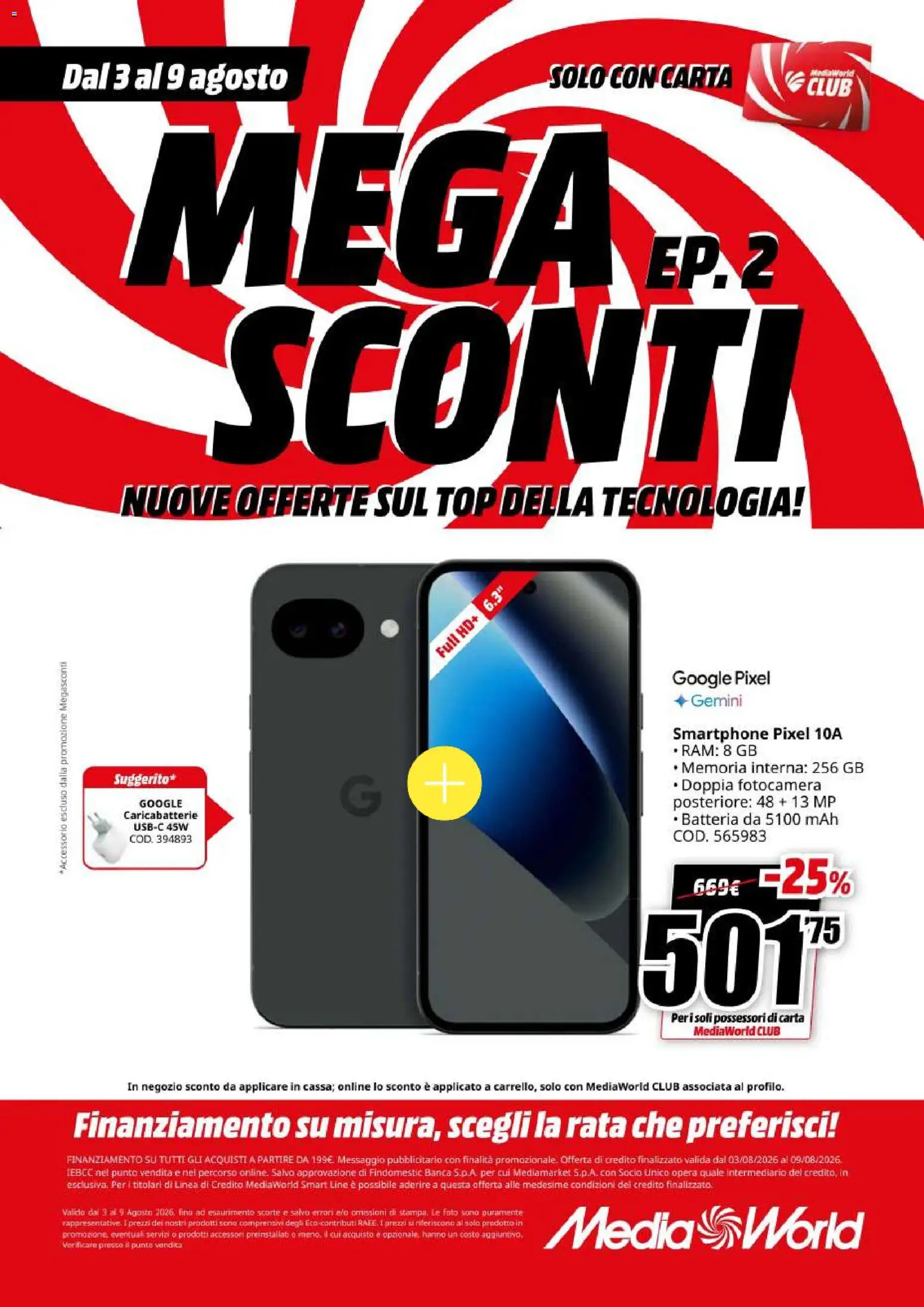 Volantino Media World del 03/08/2026 | Pagina: 10