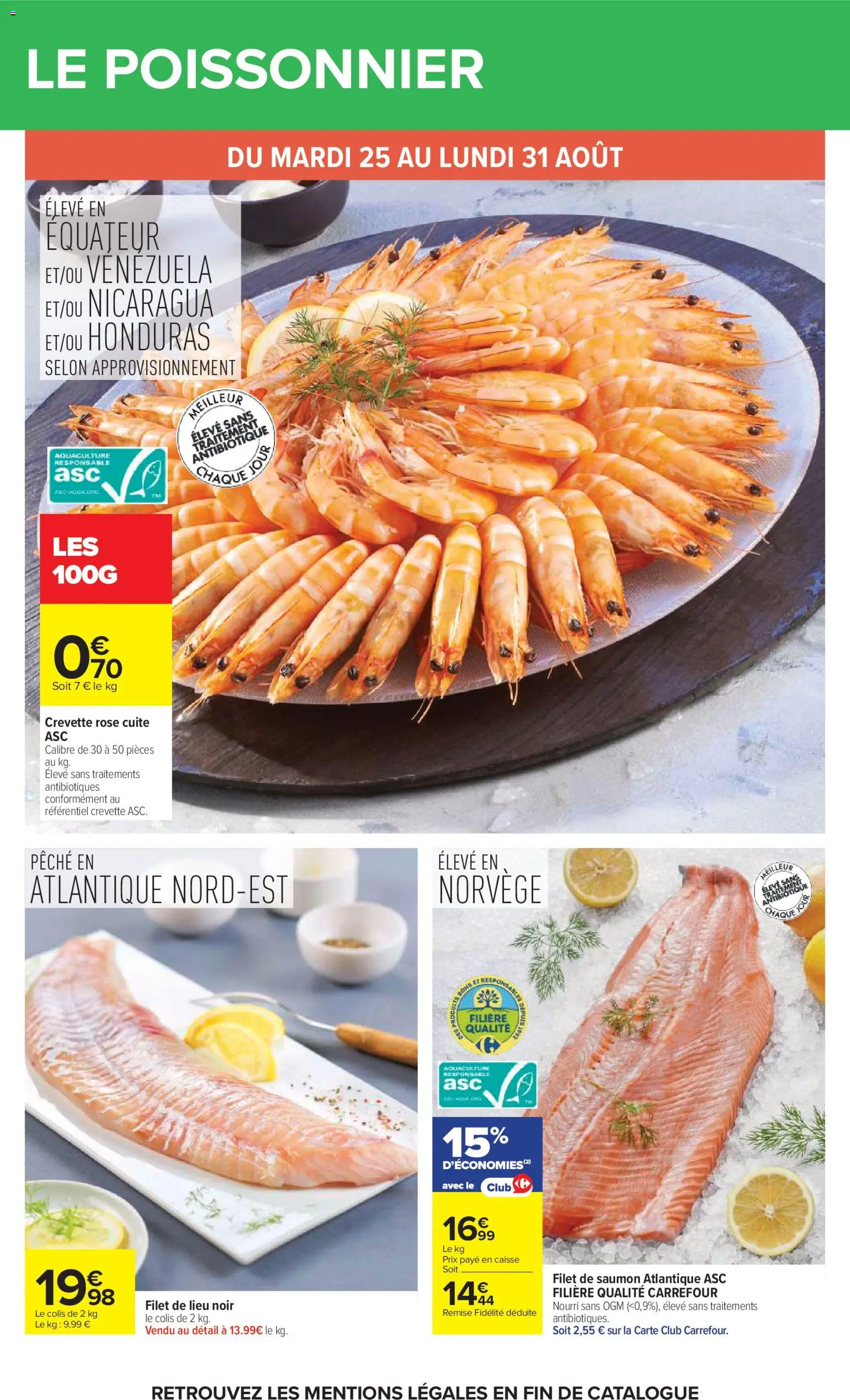 {H1} | Page: 26 | Produits: Pêche, Crevette, Filet de saumon, Saumon