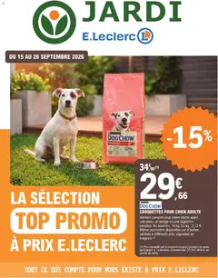 Brico E.Leclerc - Prévisualisation de Brico E.Leclerc catalogue Animalerie valide à partir de 15/09/2026
